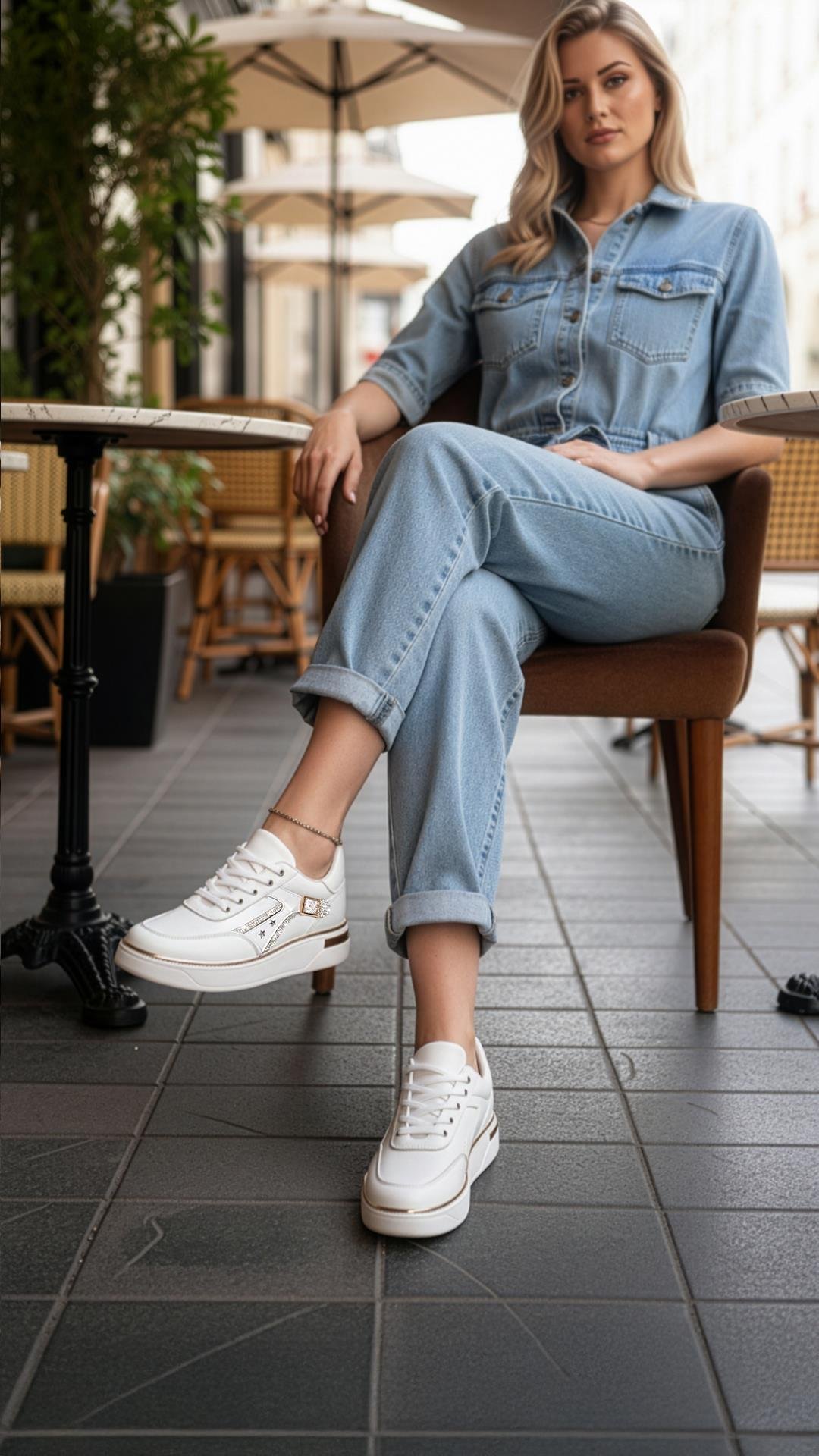 Simge Spor Ayakkabı Beyaz - Spor Ayakkabı