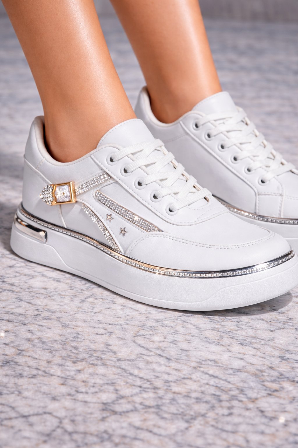 Simge Spor Ayakkabı Beyaz - Spor Ayakkabı