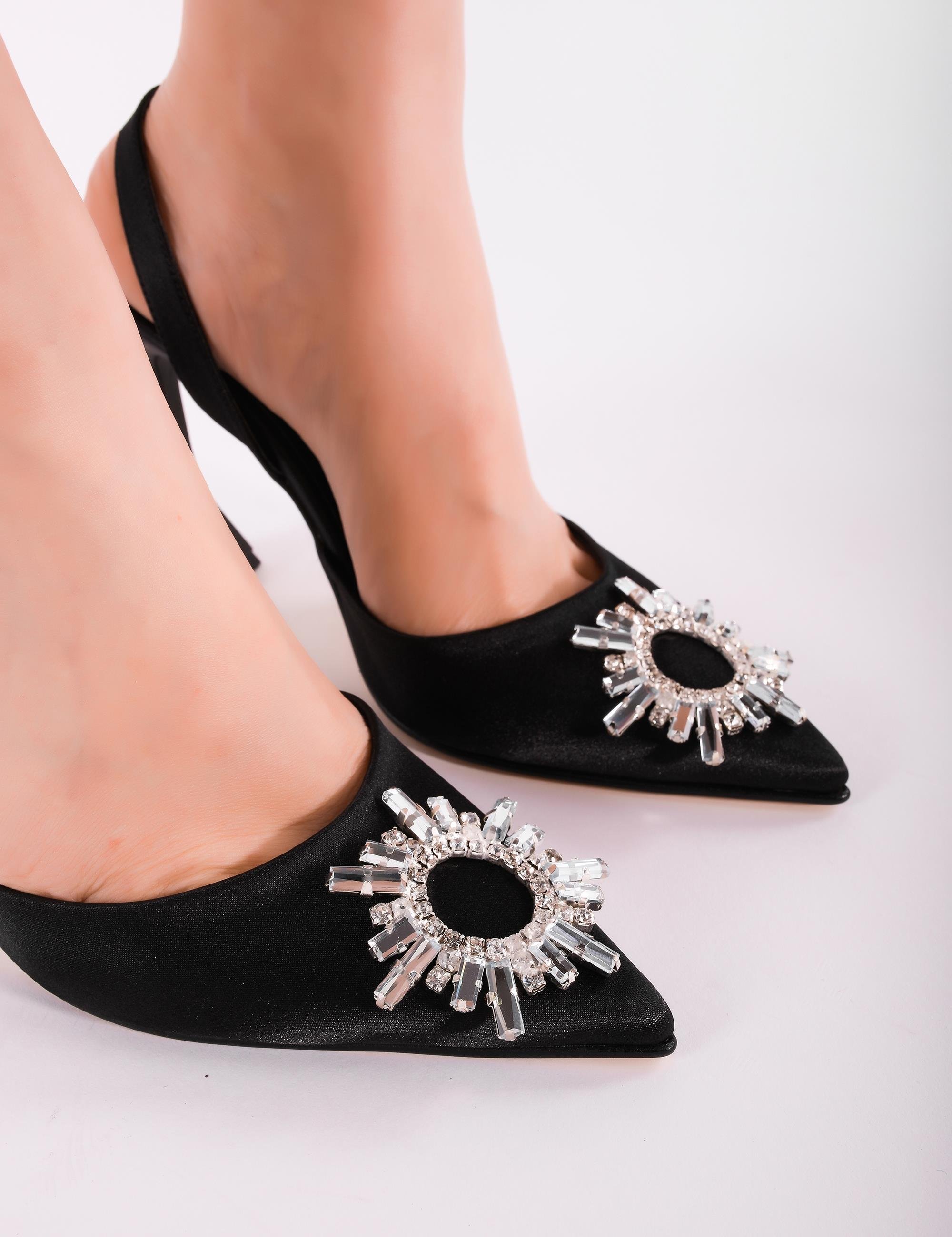 Sindrella Stiletto Mint Black - KADIN AYAKKABI 