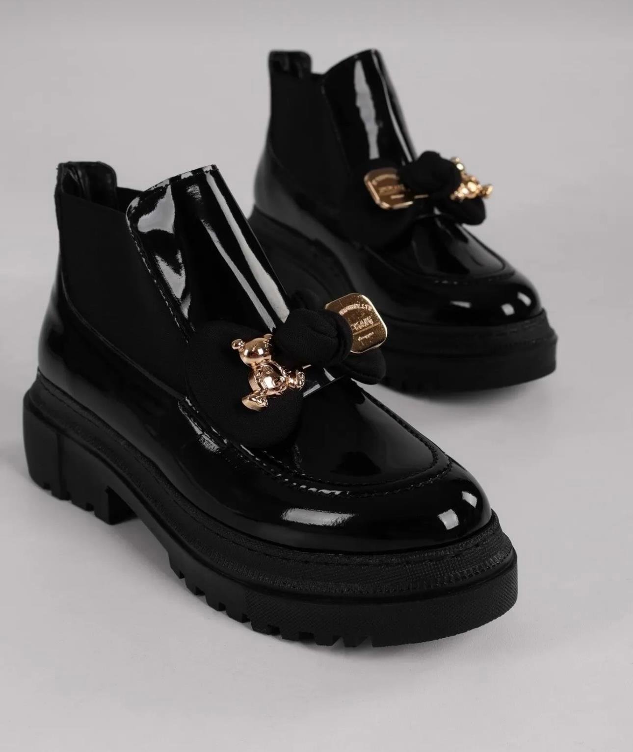 Sirela Rugan Loafer Siyah - KADIN AYAKKABI
