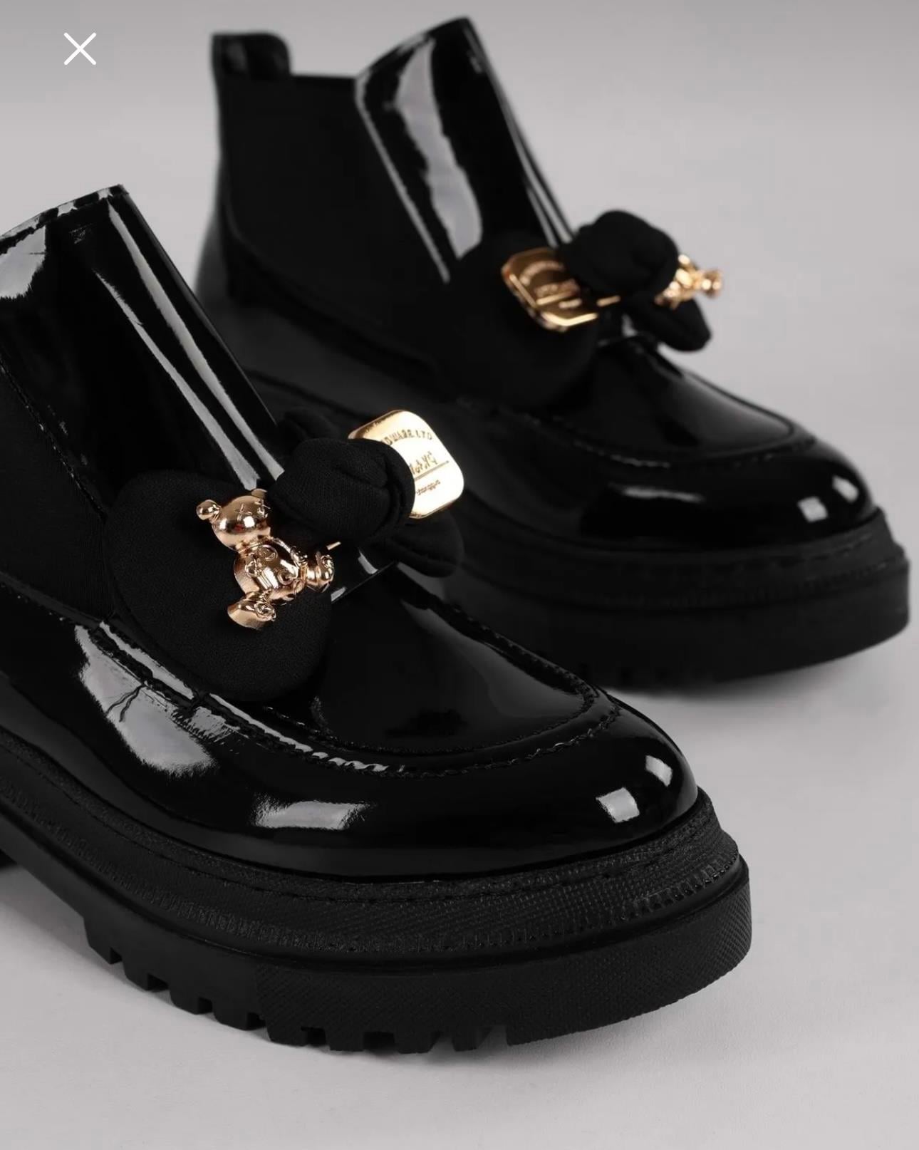 Sirela Rugan Loafer Siyah - KADIN AYAKKABI