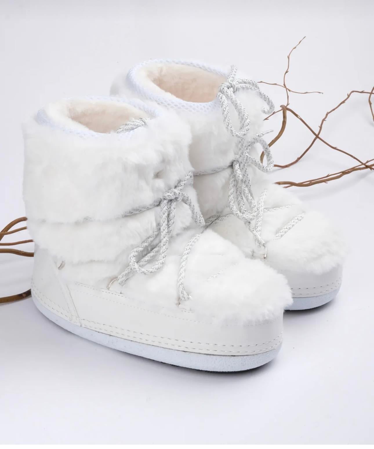 Snow Moon Bot Beyaz - WOMAN SHOES