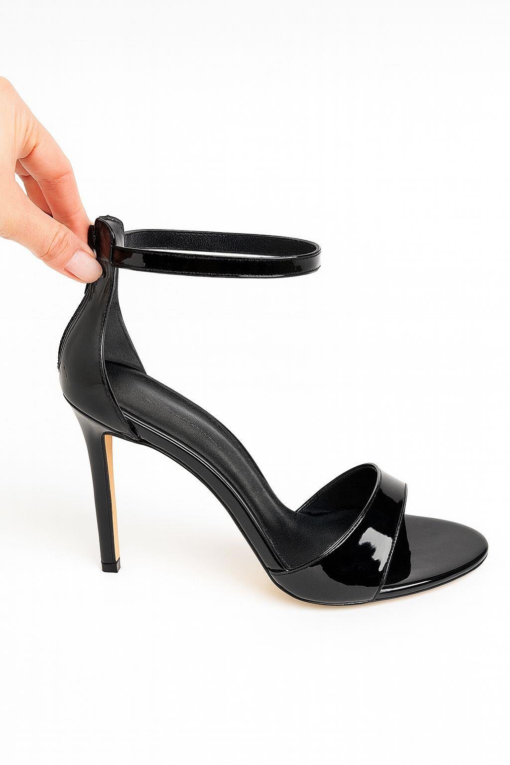 Solenne İnce Topuklu Ayakkabı Siyah - 