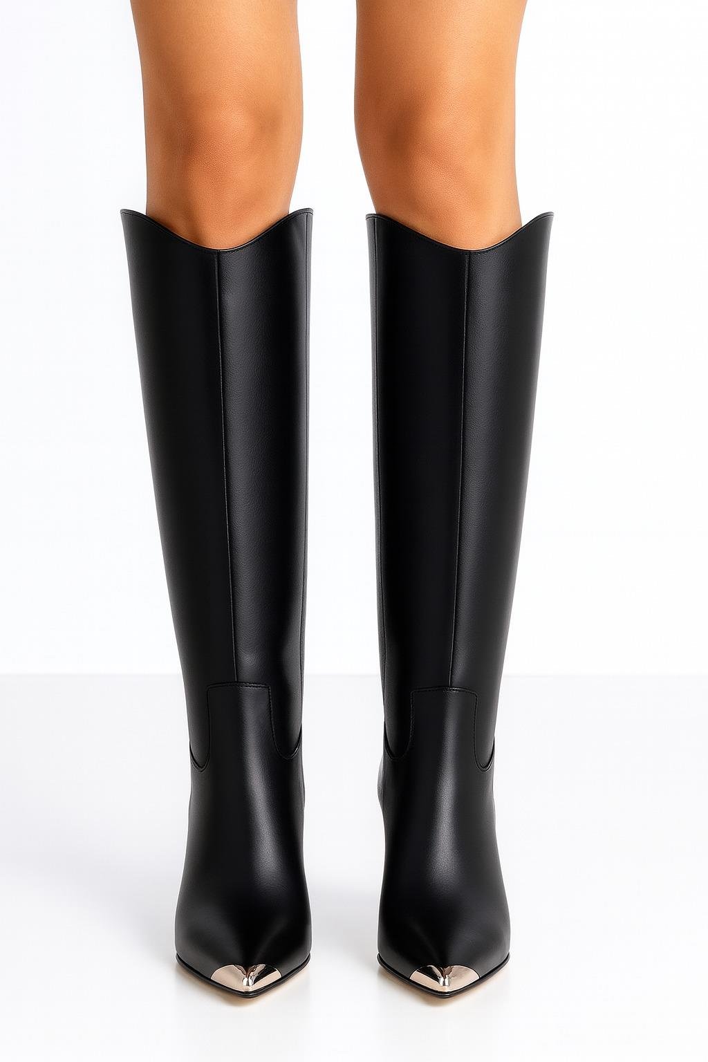 Steel Kovboy Çizme Siyah - Cowboy Çizme