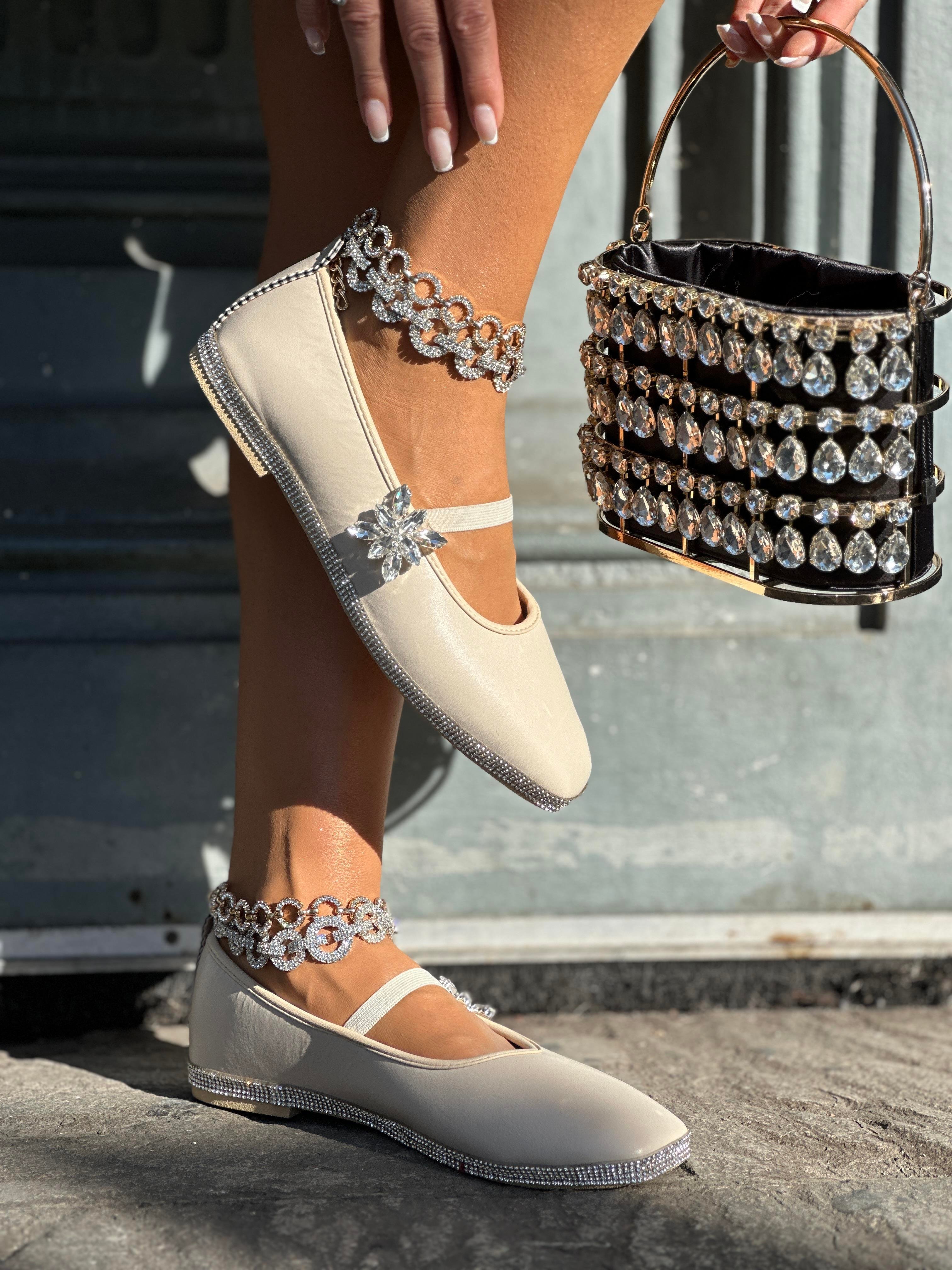 Strong Özel Tasarım Babet Bej - KADIN AYAKKABI