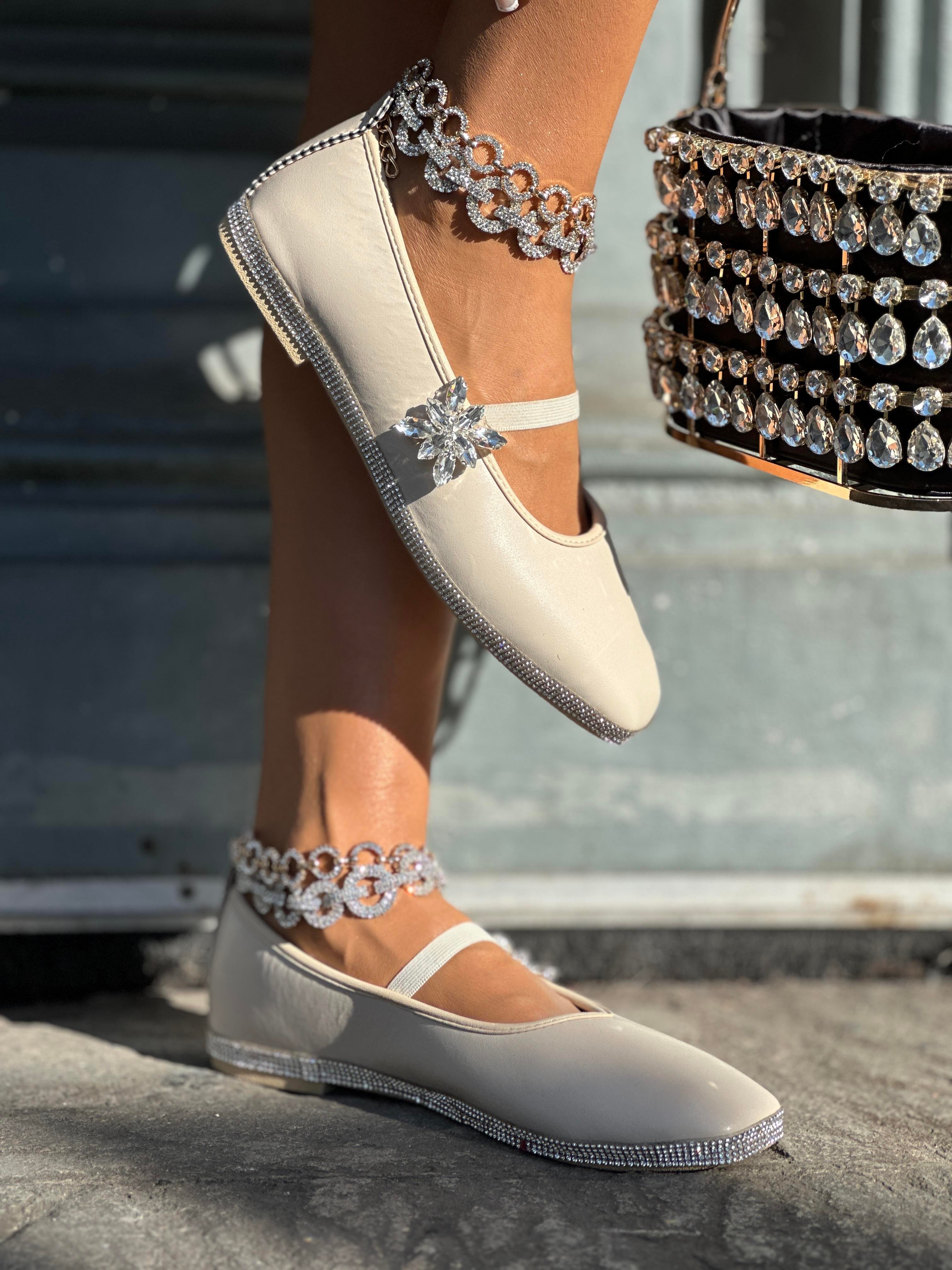 Strong Özel Tasarım Babet Bej - KADIN AYAKKABI