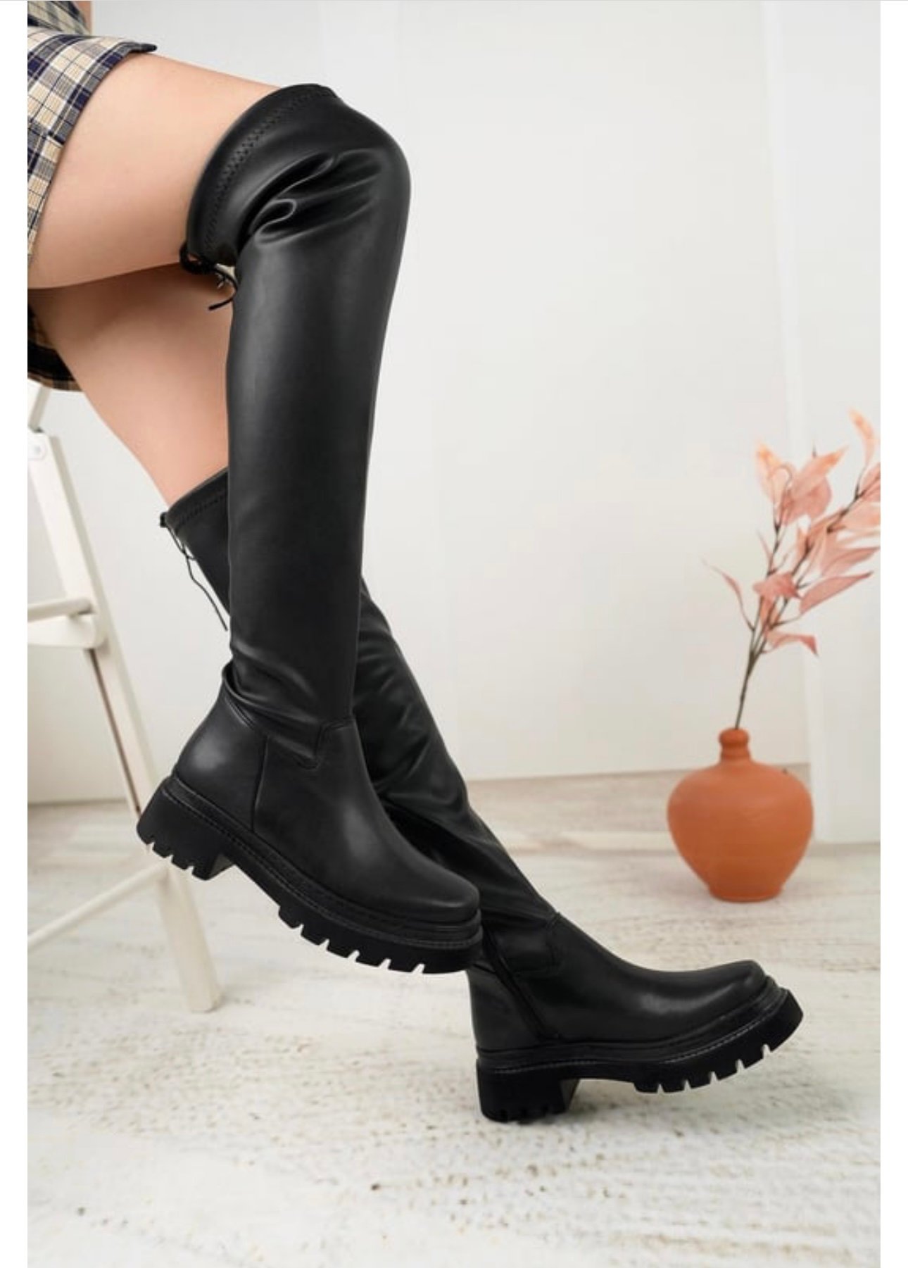 Sulya Dizüstü Çizme Siyah - ÇİZME