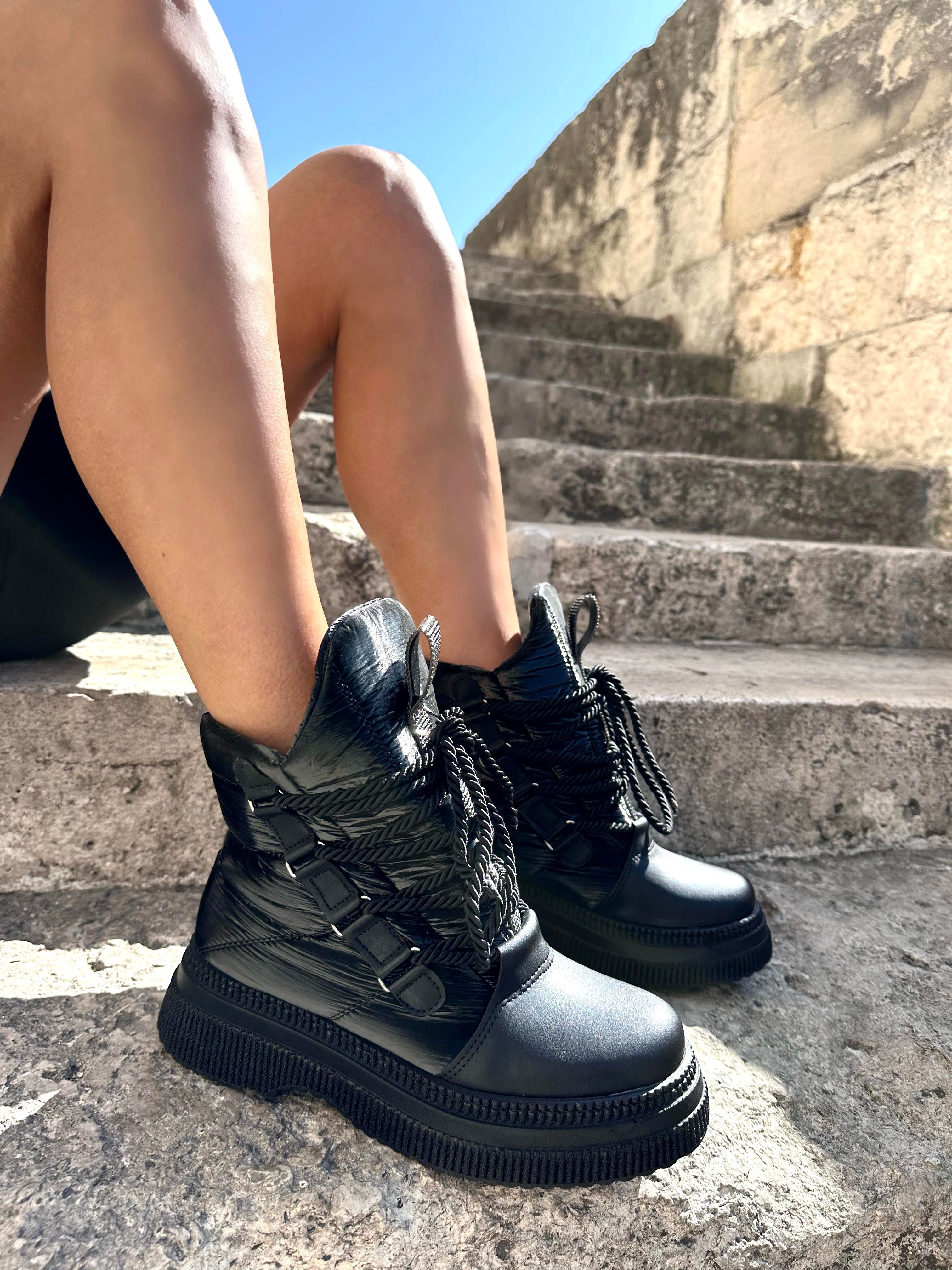 Susan Bot Siyah - WOMAN SHOES