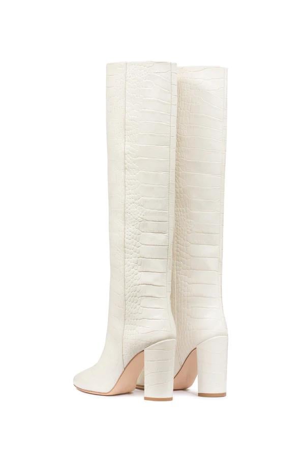 Talida Çizme Beyaz - Long Boots