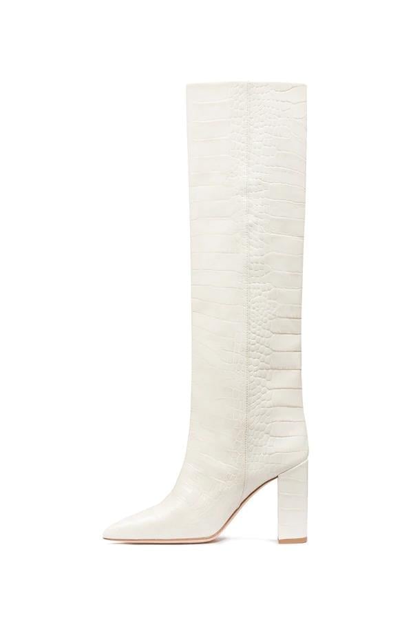 Talida Çizme Beyaz - Long Boots