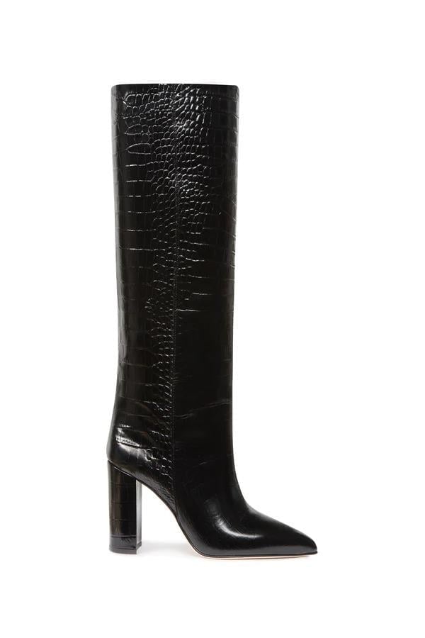 Talida Long Boot Black - Topuklu Çizme