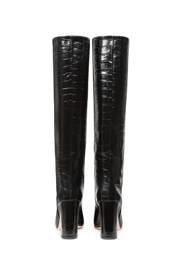 Talida Long Boot Black - Topuklu Çizme