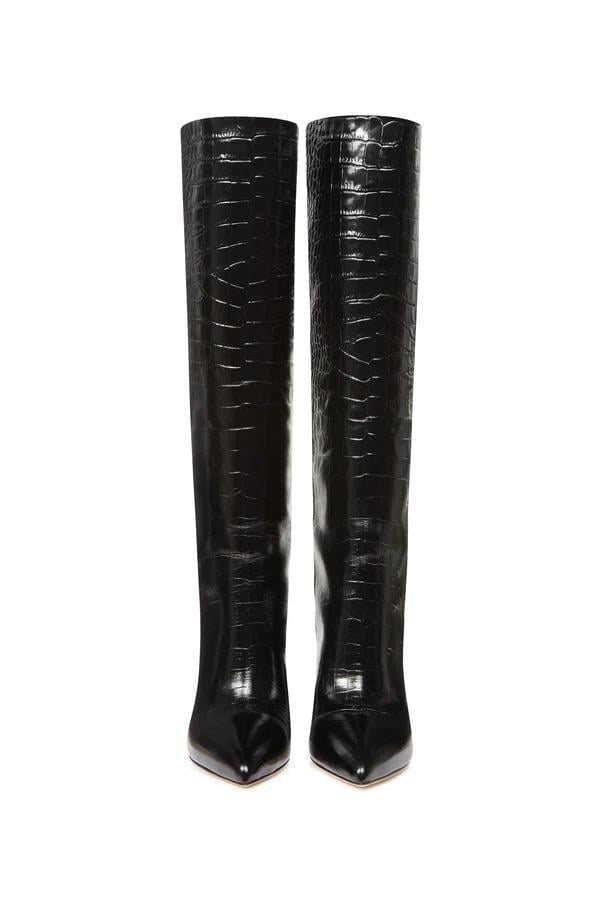 Talida Long Boot Black - Topuklu Çizme