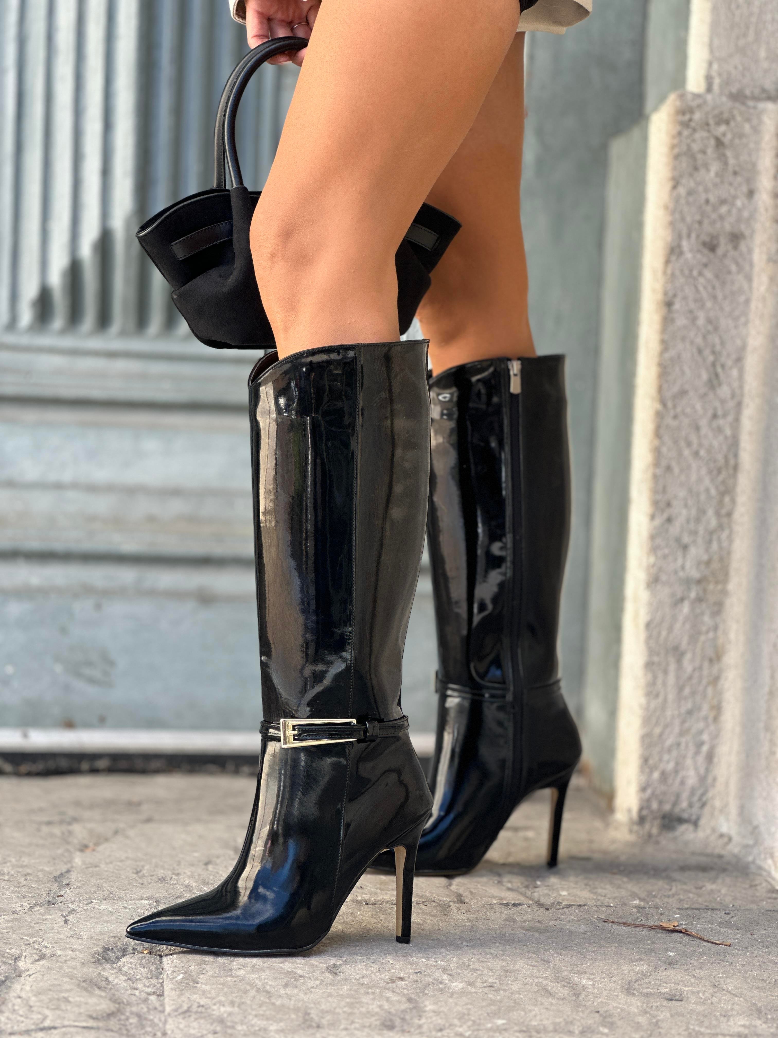 Tanta Rugan Çizme Siyah - ÇİZME