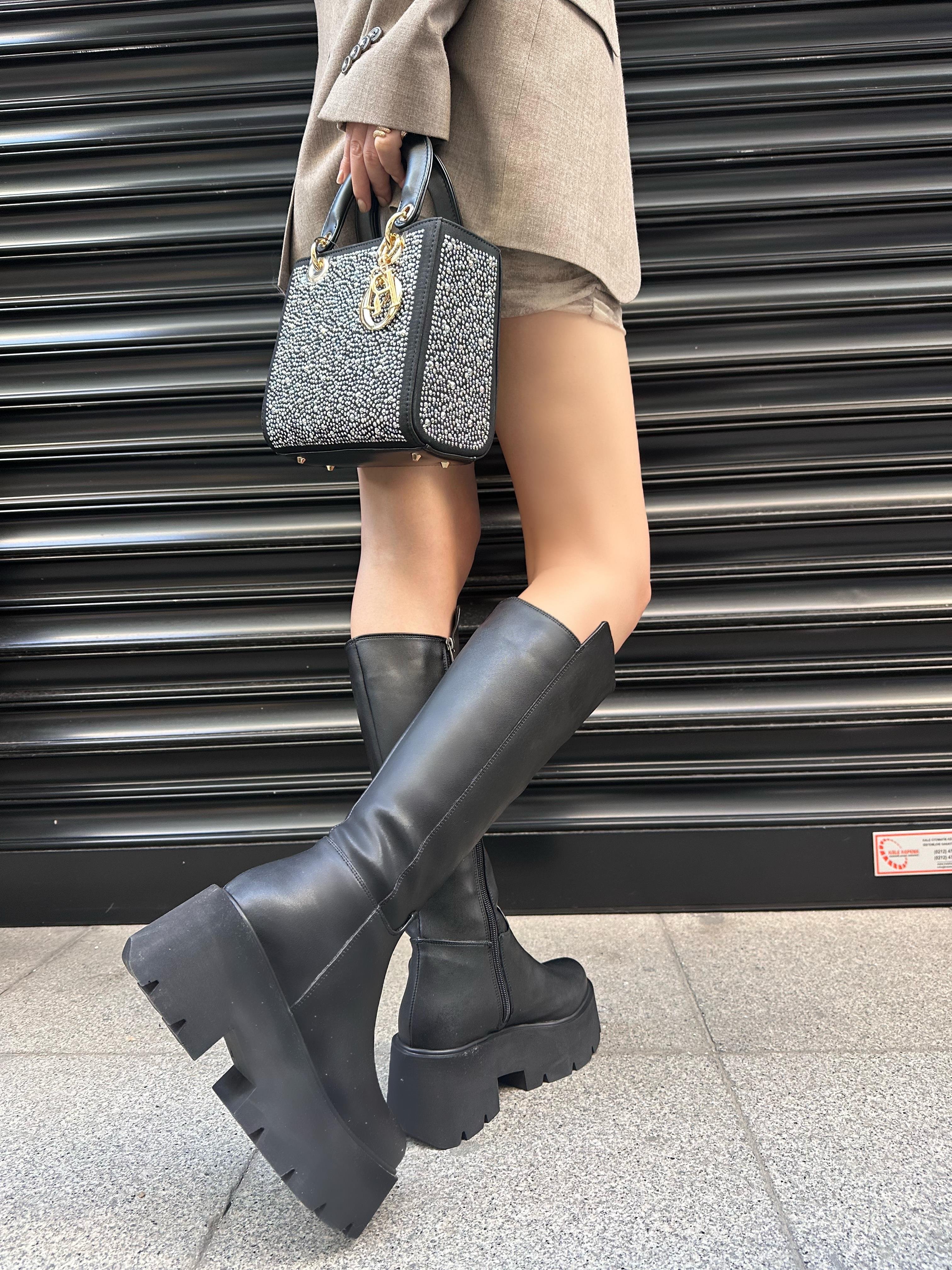 Tinya Çizme Siyah - ÇİZME