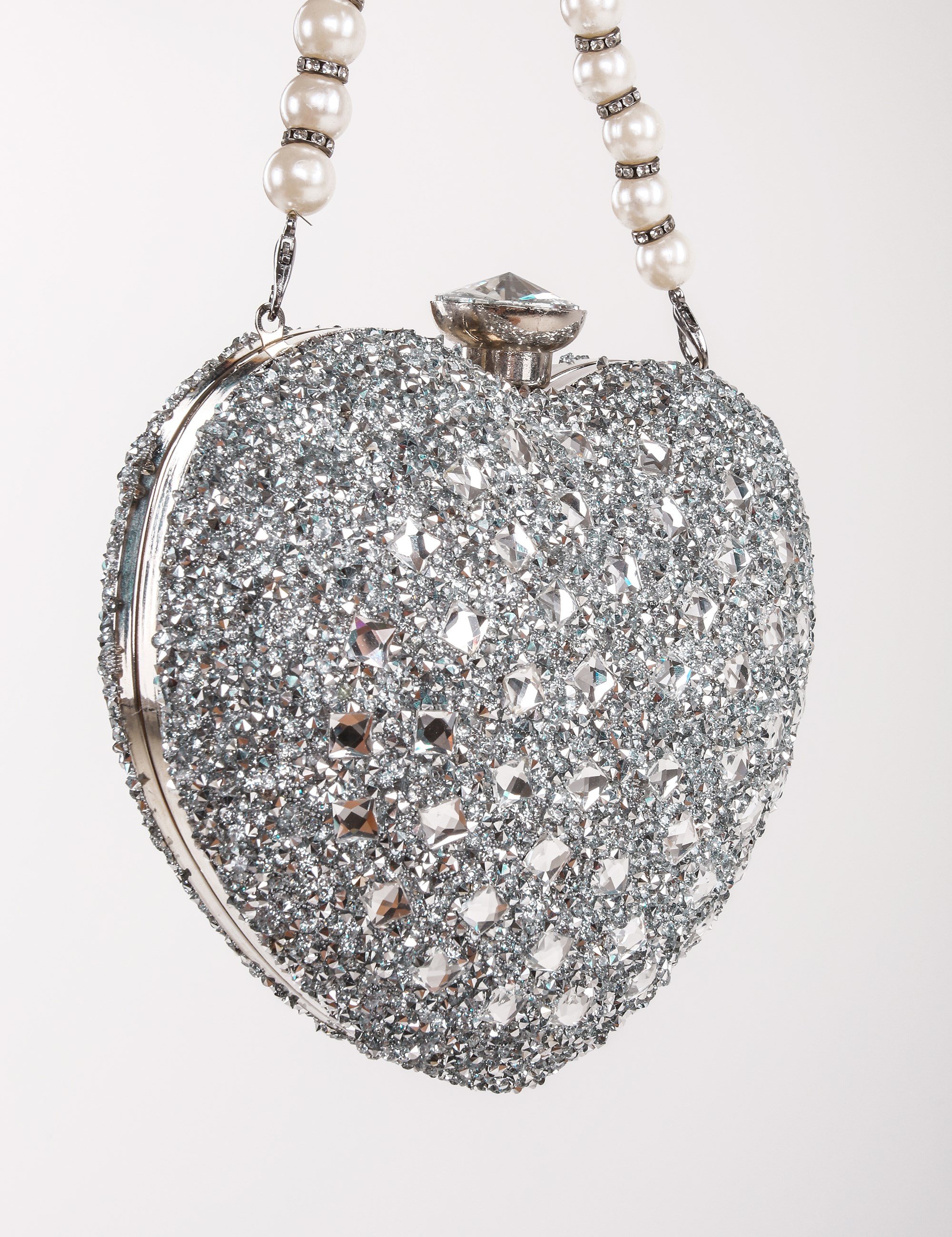 Tote Silver Kristal Taşlı Çanta - Çanta