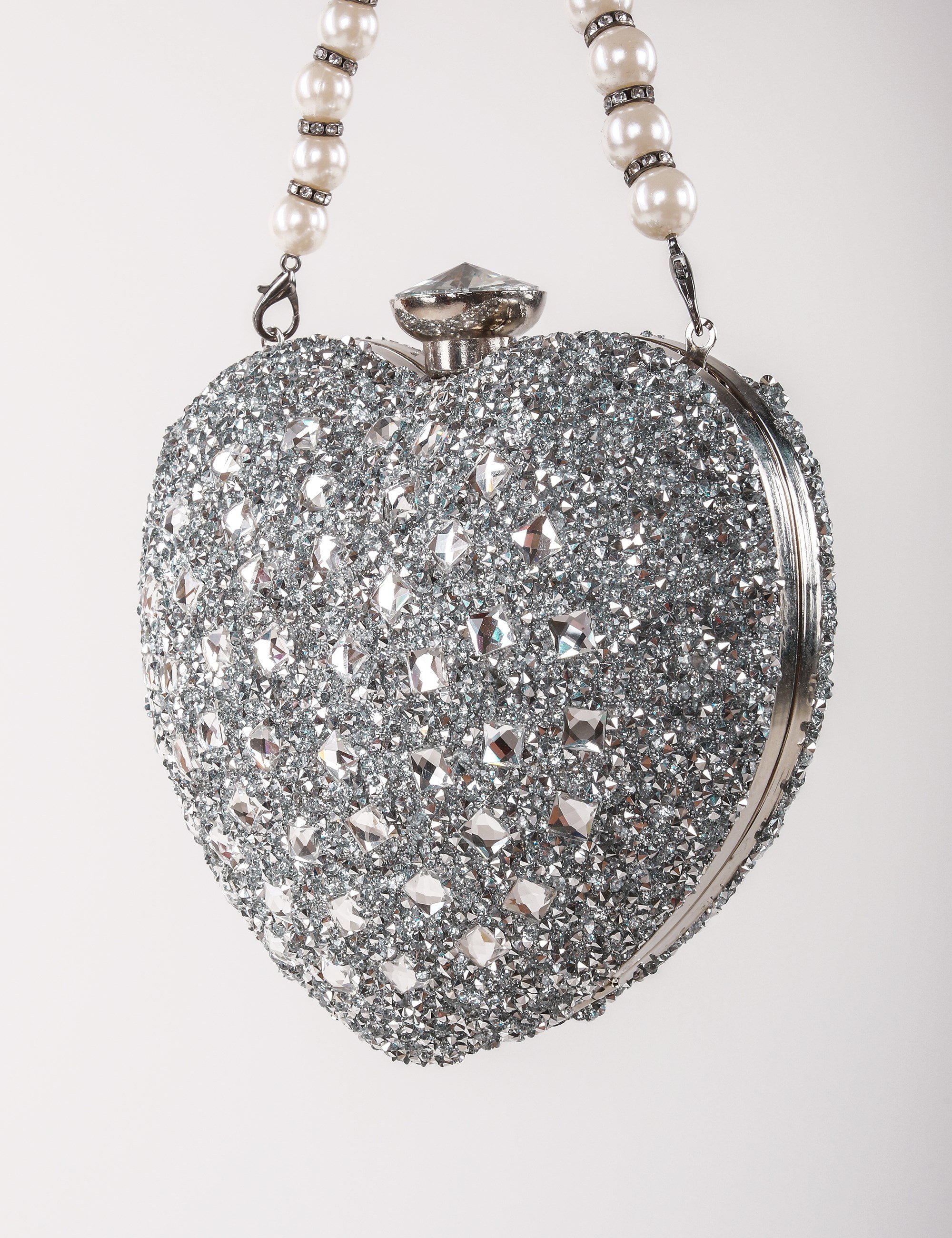 Tote Silver Kristal Taşlı Çanta - Çanta