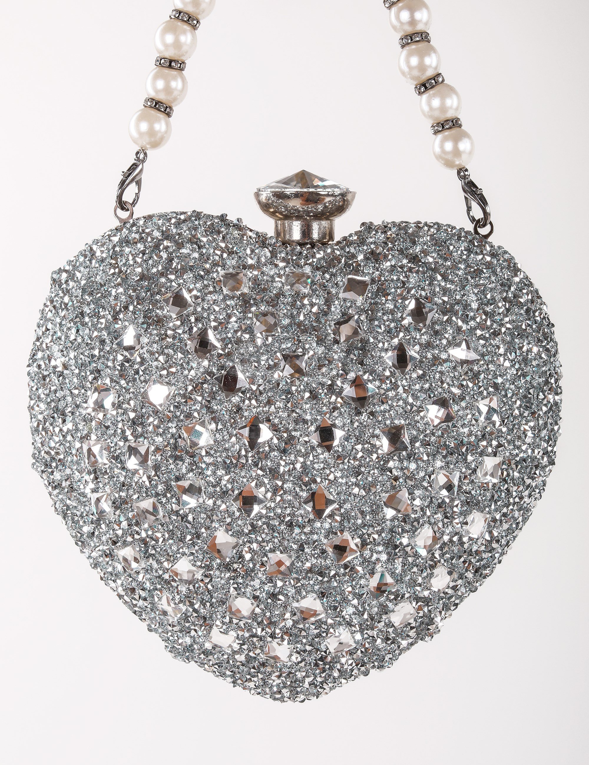 Tote Silver Kristal Taşlı Çanta - Çanta