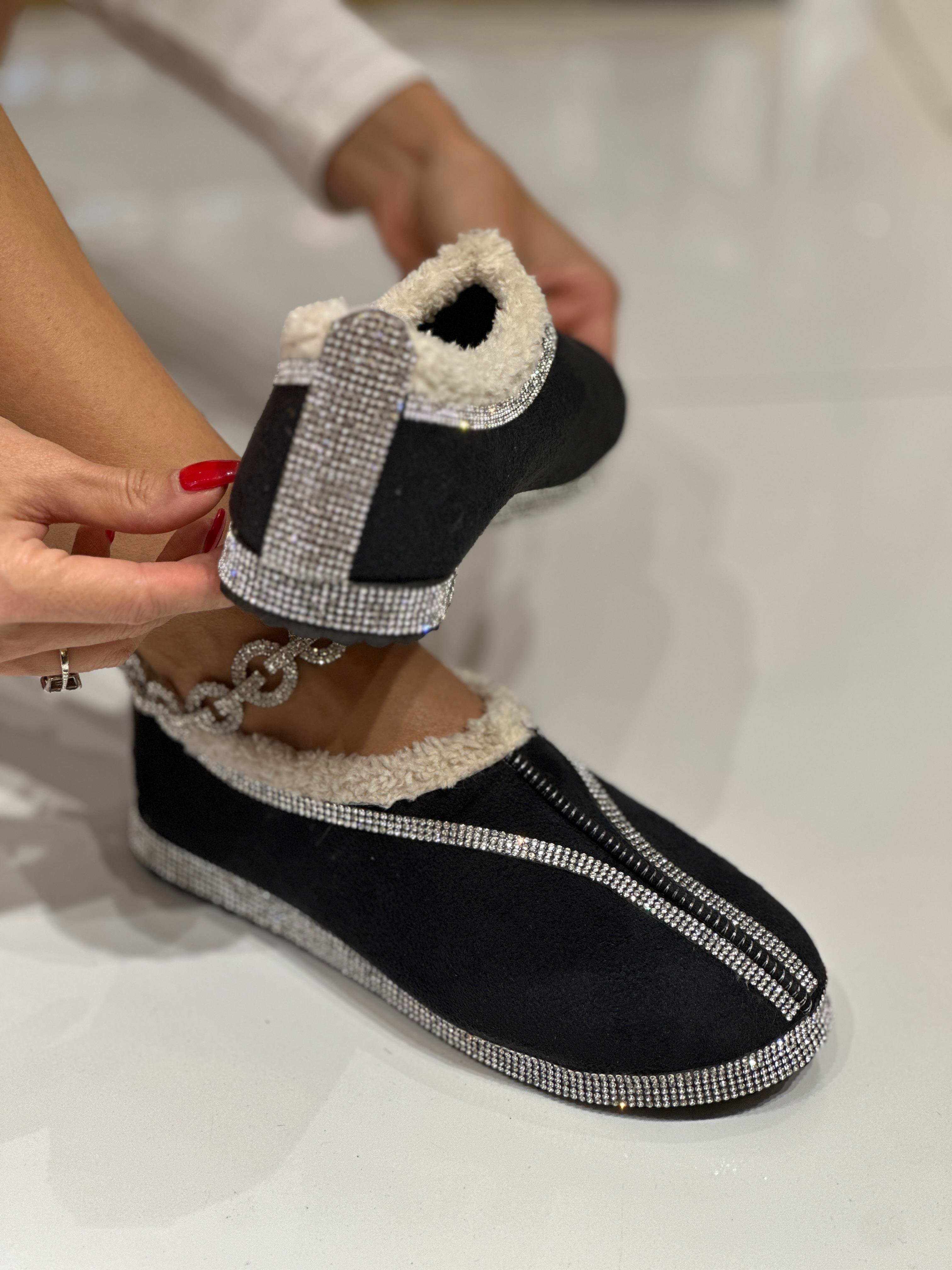 Totem Babet Siyah - KADIN AYAKKABI