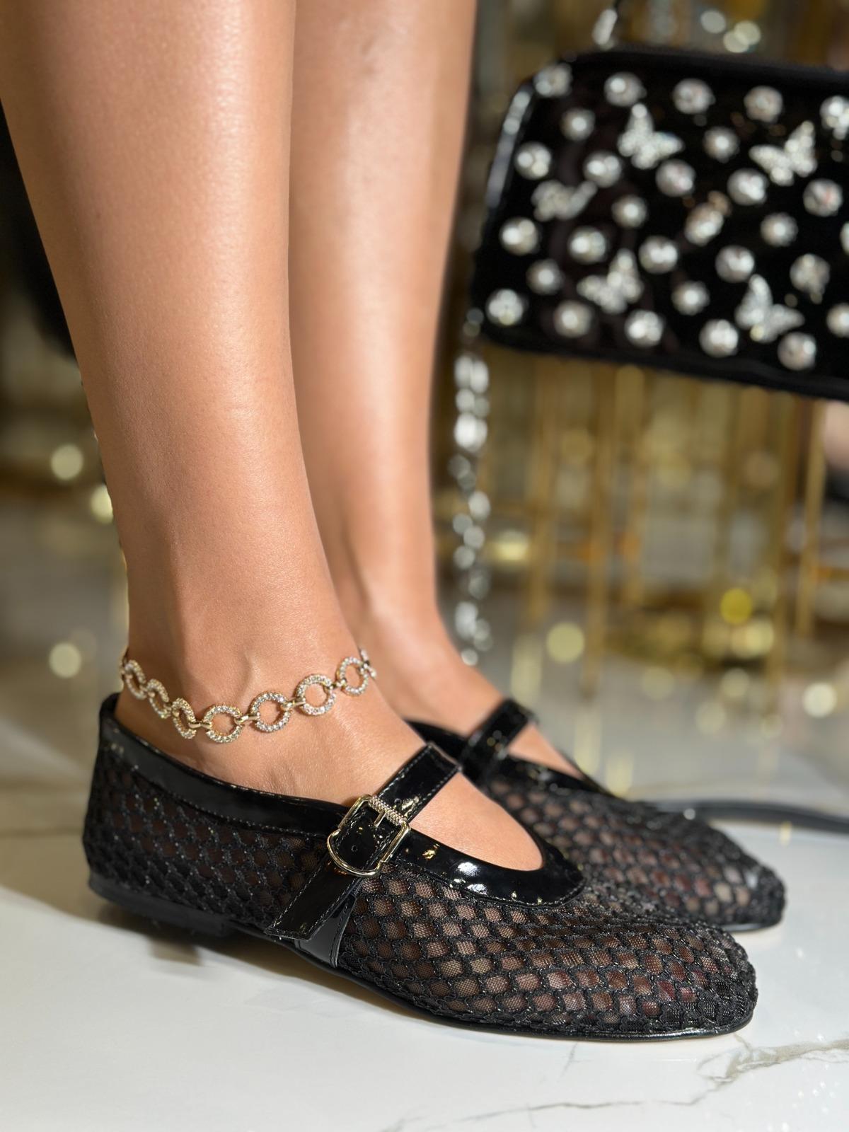 Tual Babet Siyah - Düz Babet