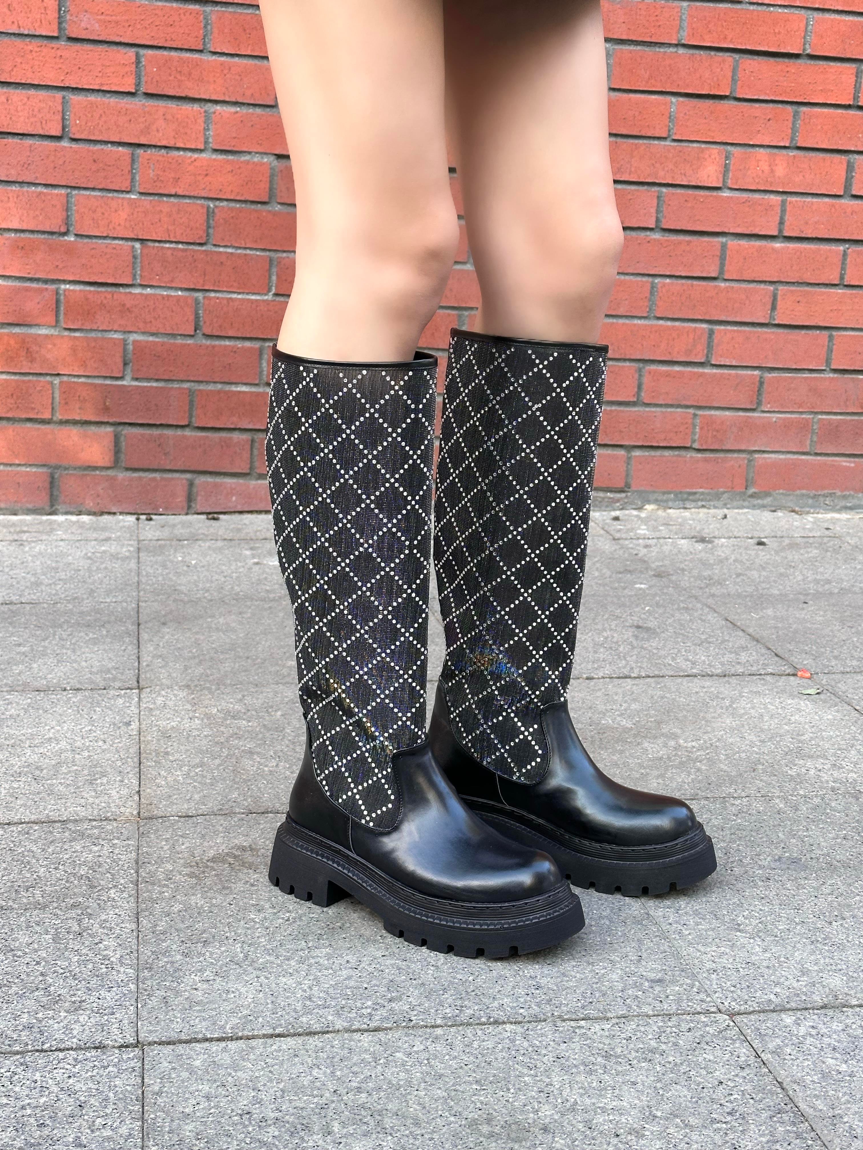 Tuana Çizme Siyah - Long Boots