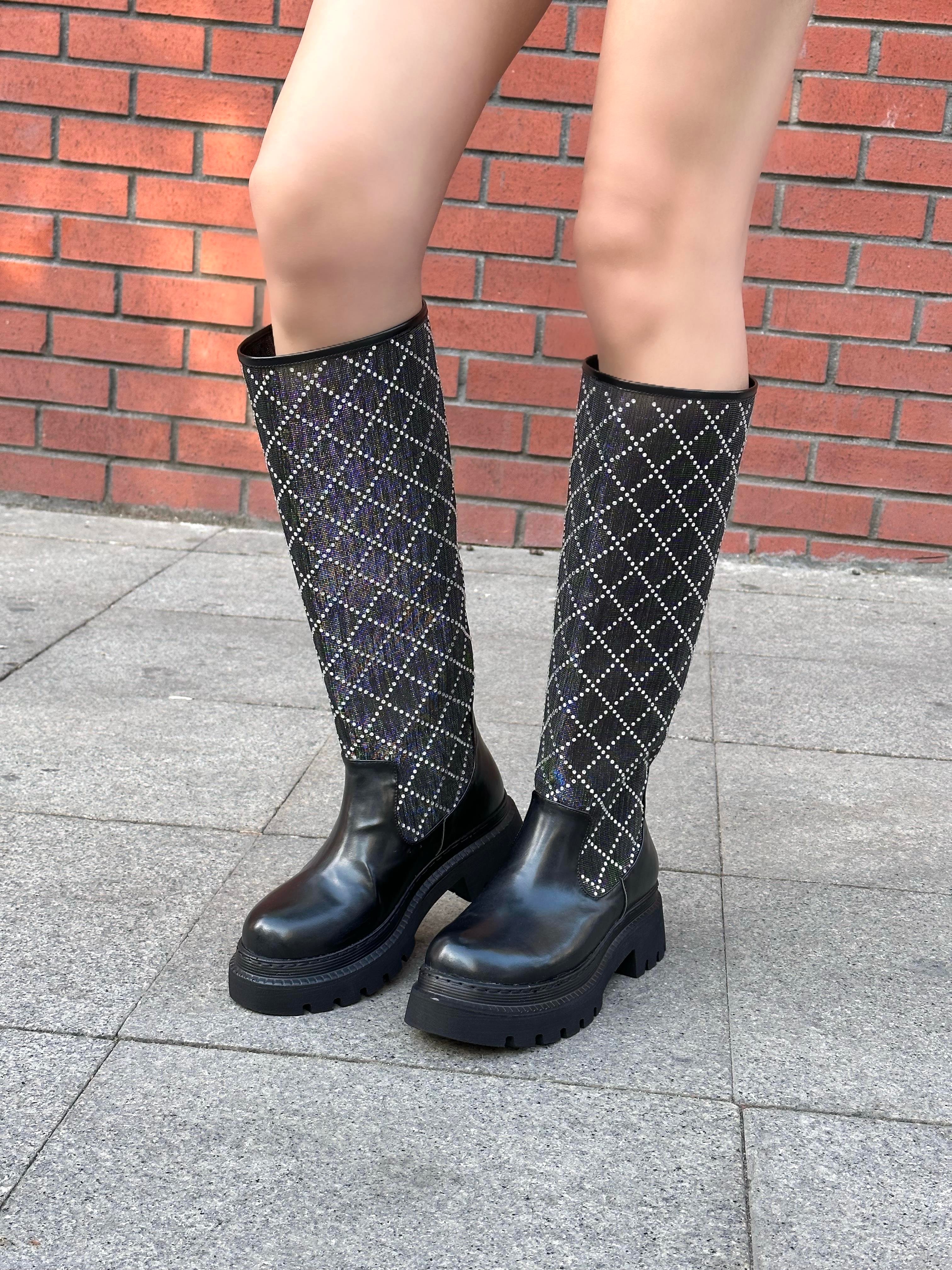 Tuana Çizme Siyah - Long Boots