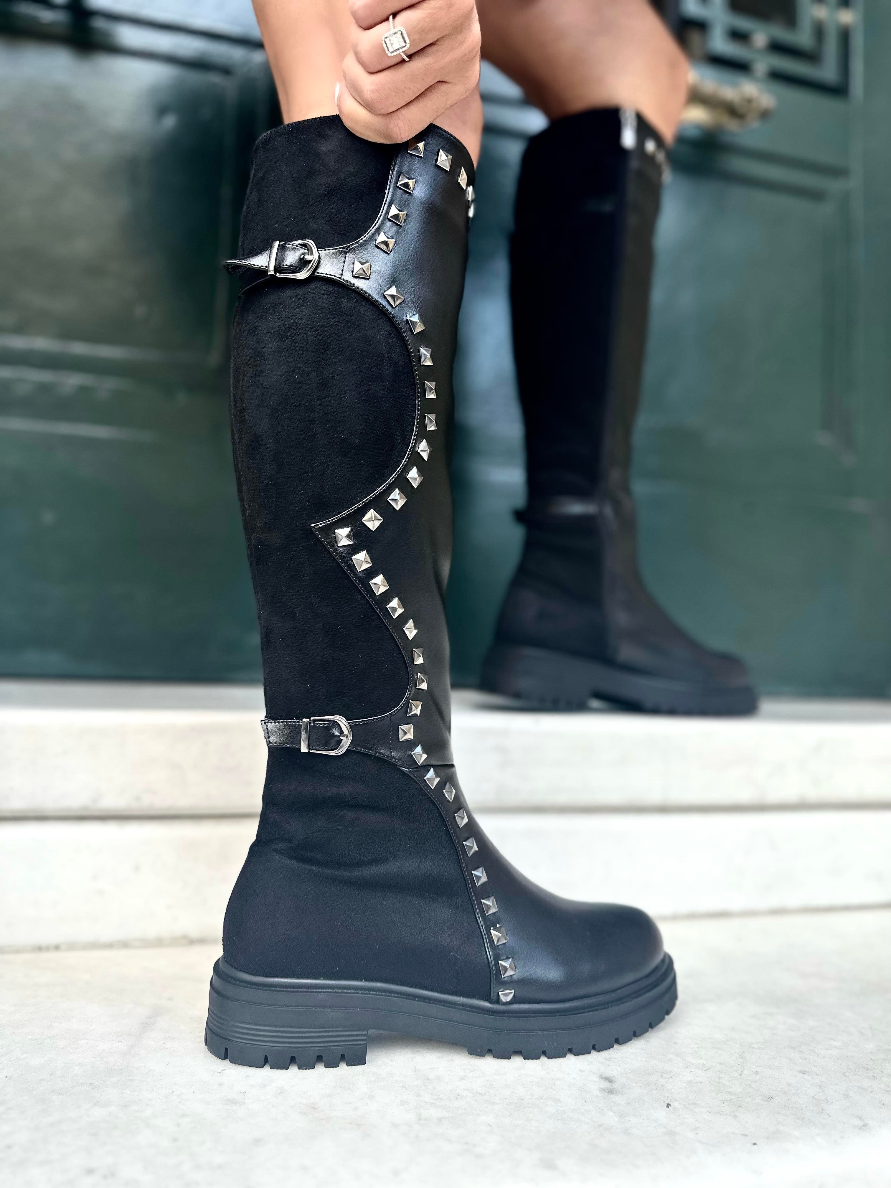 Tulip Deri Çizme Kahverengi - KADIN AYAKKABI