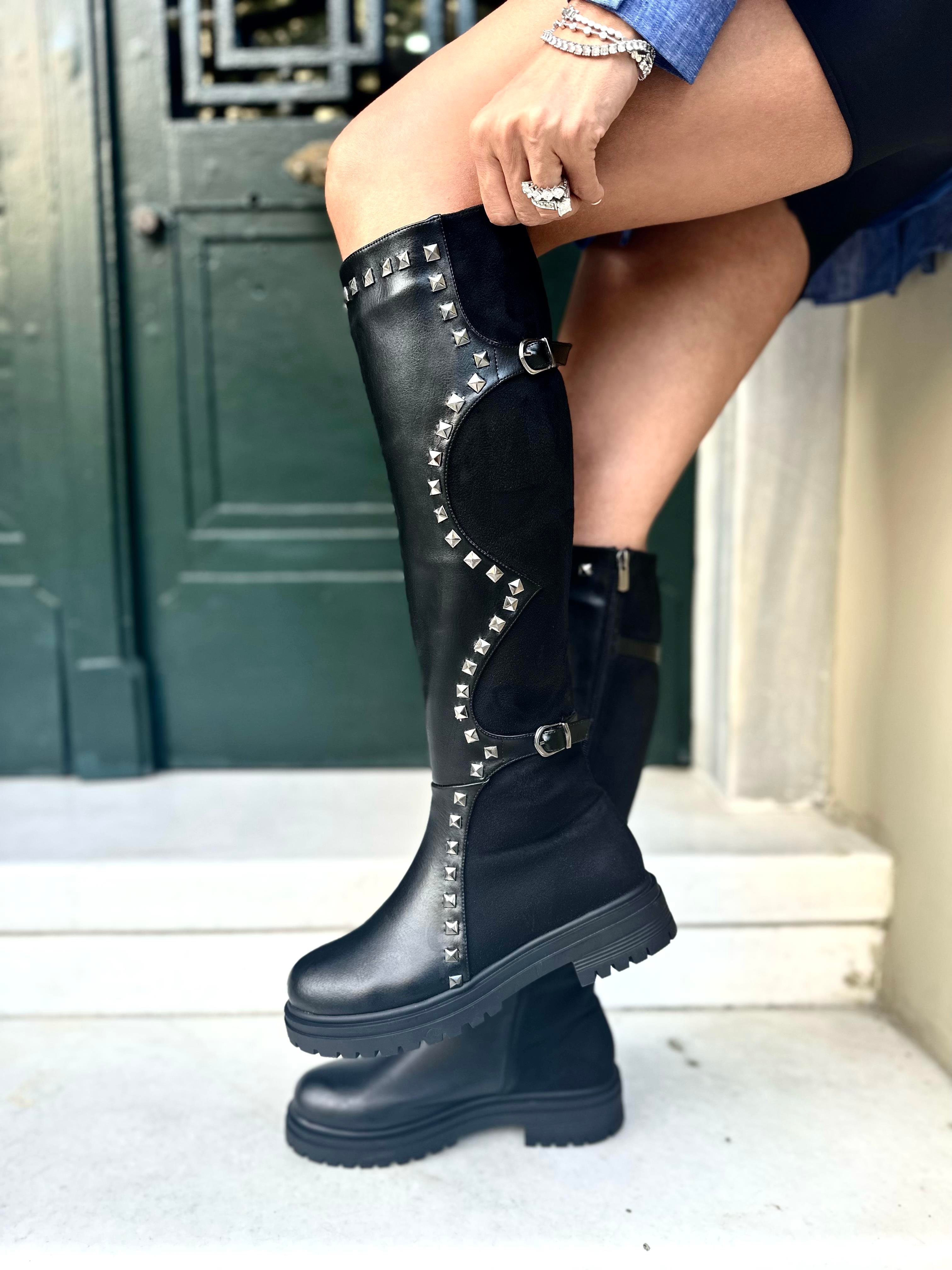 Tulip Deri Çizme Kahverengi - KADIN AYAKKABI