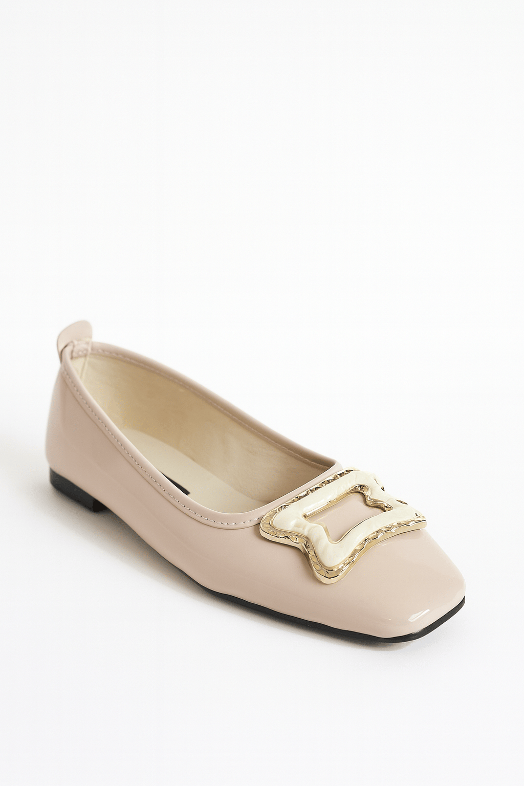 Valment Tokalı Rugan Babet Nude - WOMAN SHOES