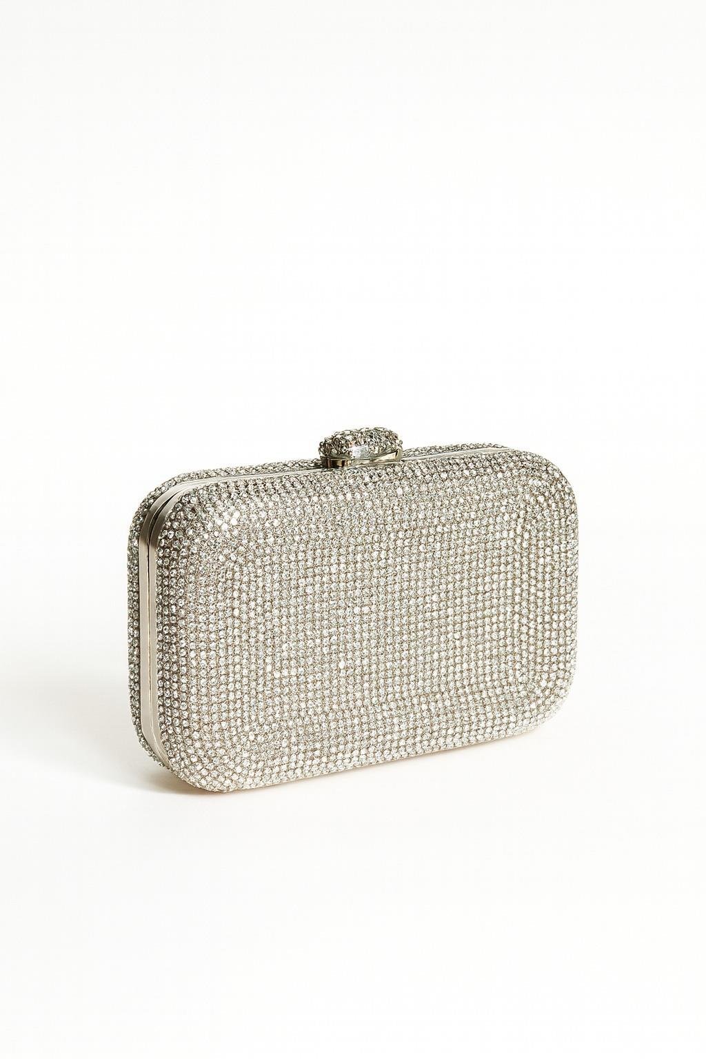 Varta Kristal Çanta Gümüş - 