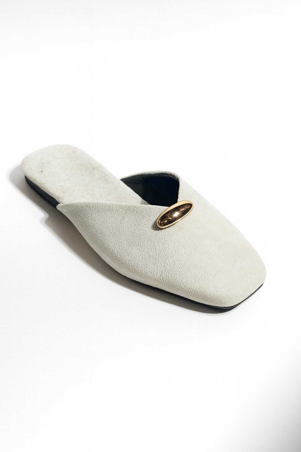 Velora Süet Terlik Bej - Kışlık Terlik