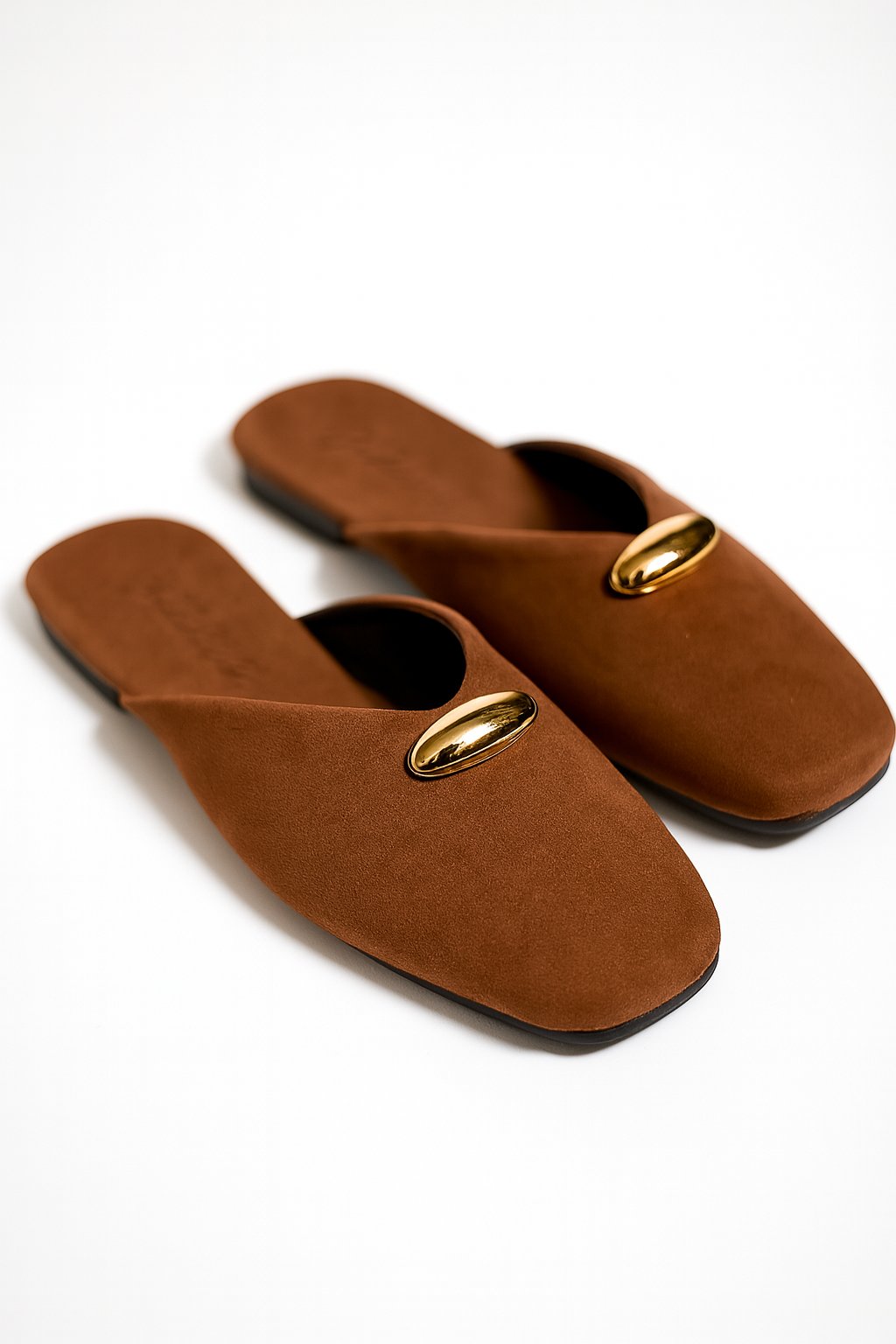 Velora Süet Terlik Taba - Kışlık Terlik