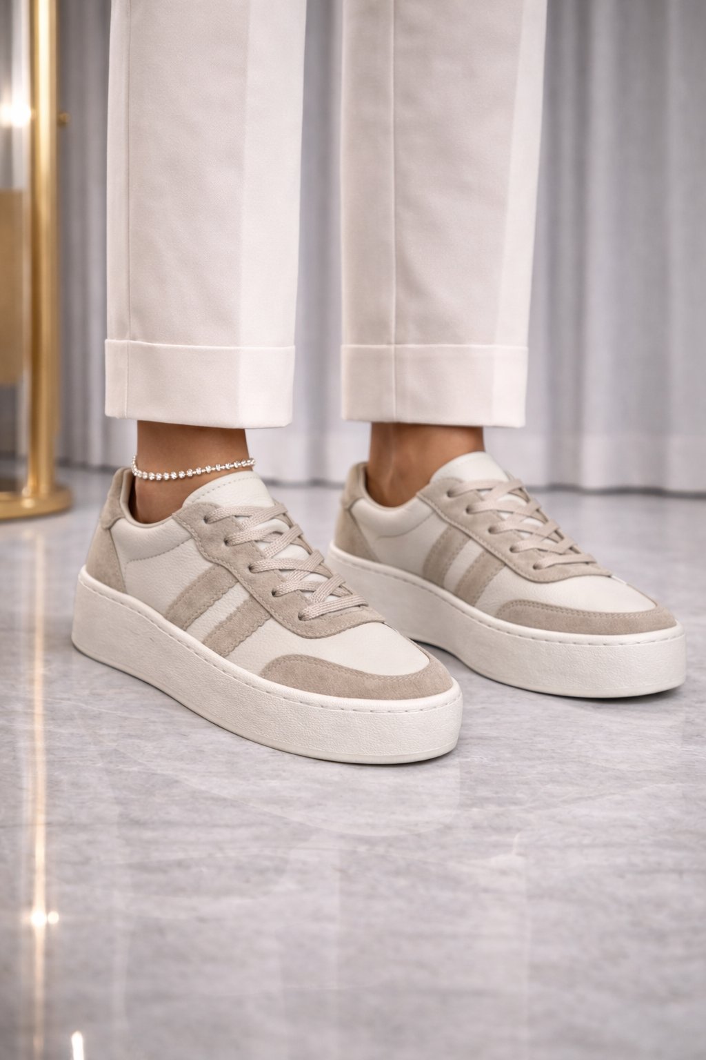 Vexora Spor Ayakkabı Bej - Spor Ayakkabı