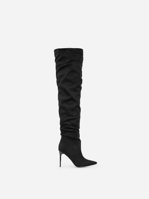 Vuvu Long Boot Black - Topuklu Çizme