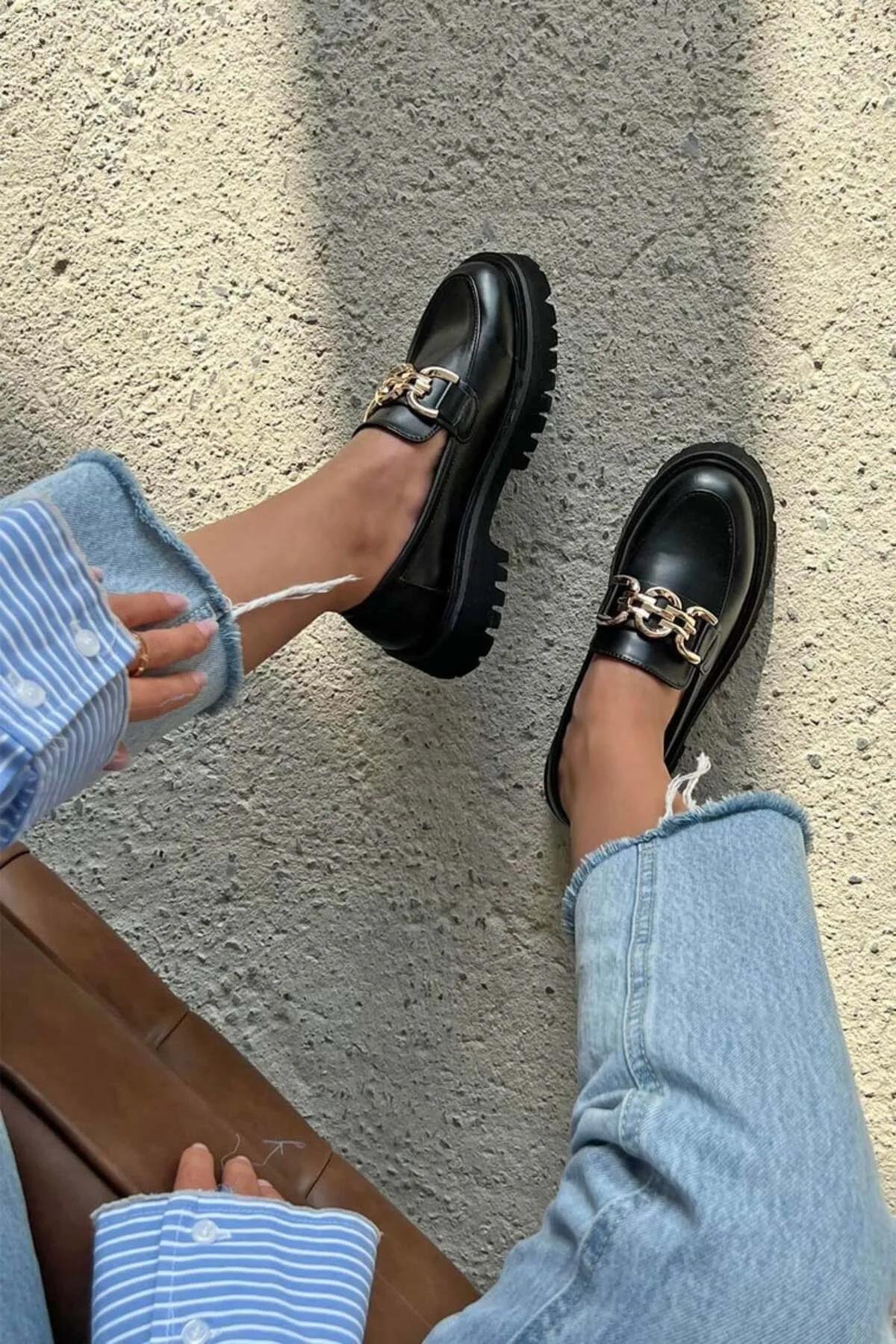Winne Loafer Siyah - KADIN AYAKKABI