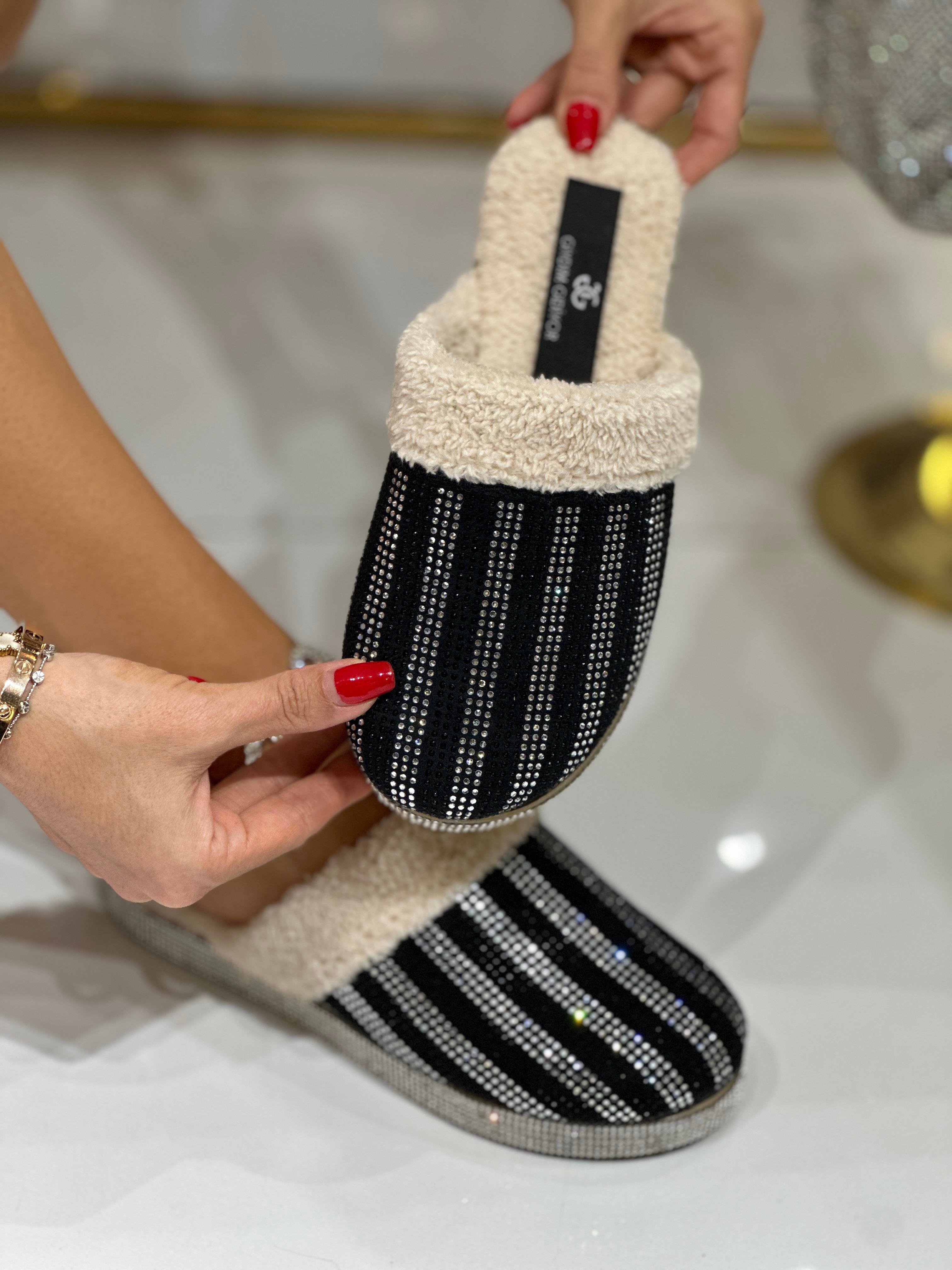 Wow 1 Terlik Siyah - WOMAN SHOES