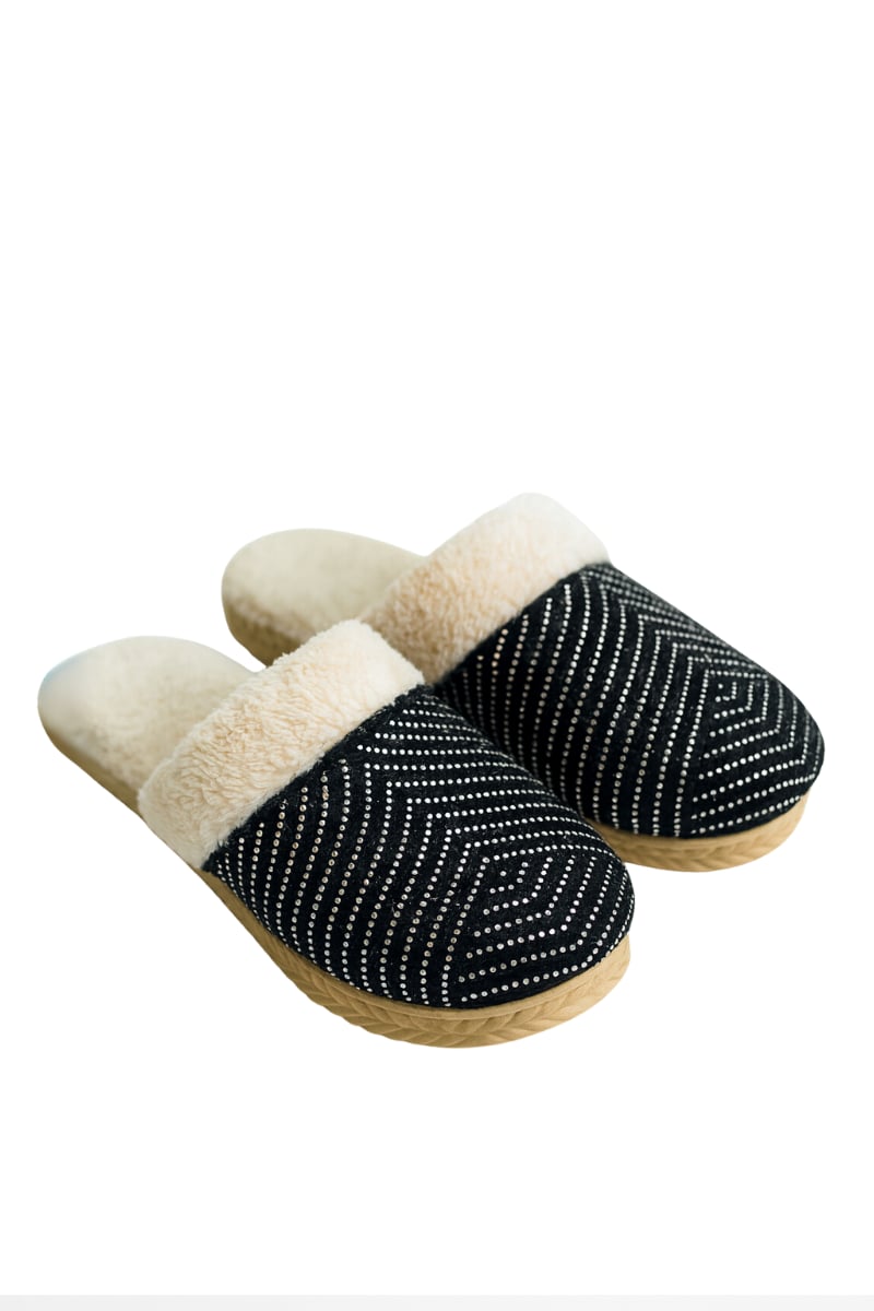 Wow 2 Terlik Siyah - WOMAN SHOES