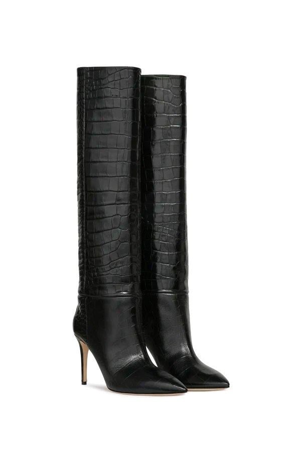 Xenia Long Boot Black - Topuklu Çizme