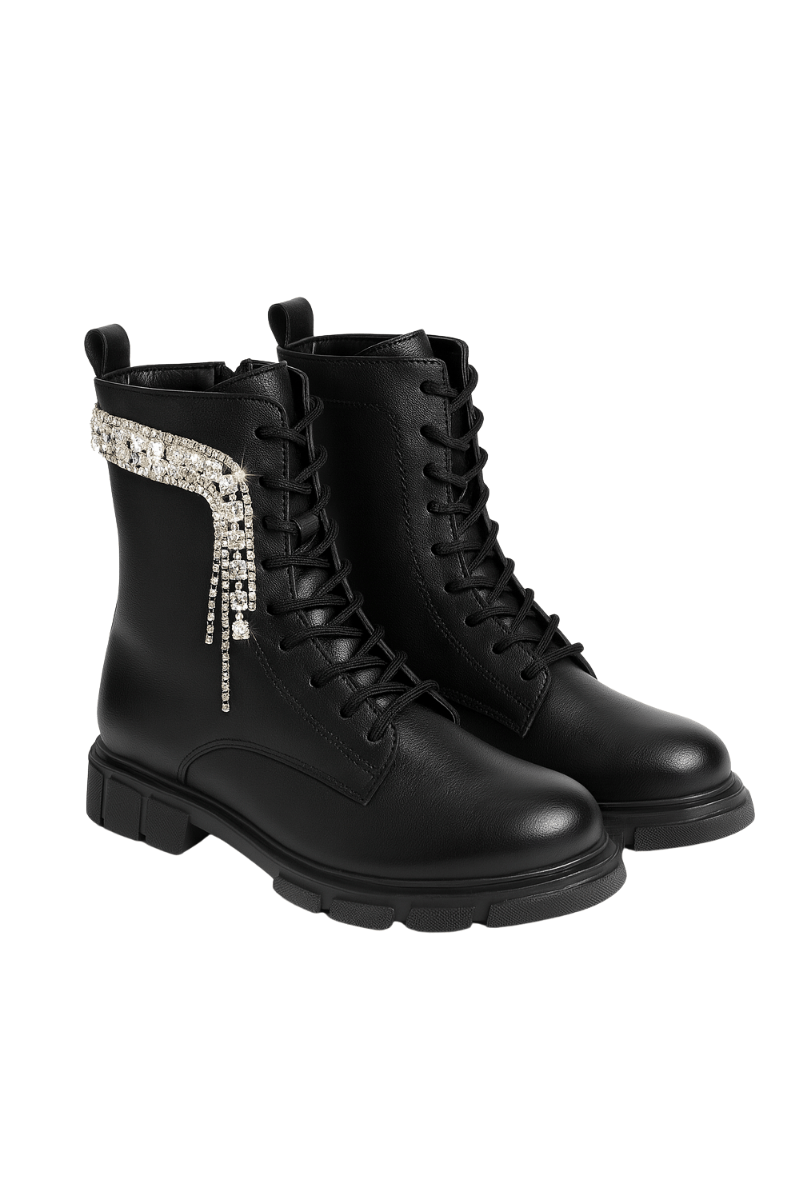 Zelda Özel Tasarım Bot Siyah - Düz Bot