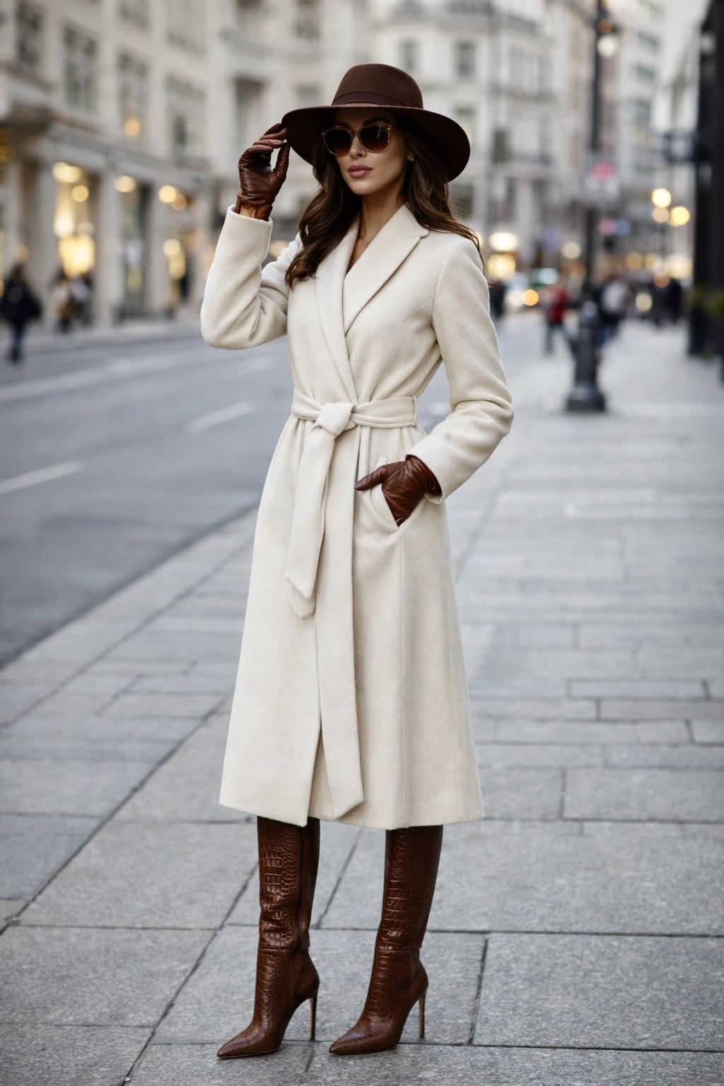 Zurey Long Boot Brown - Topuklu Çizme