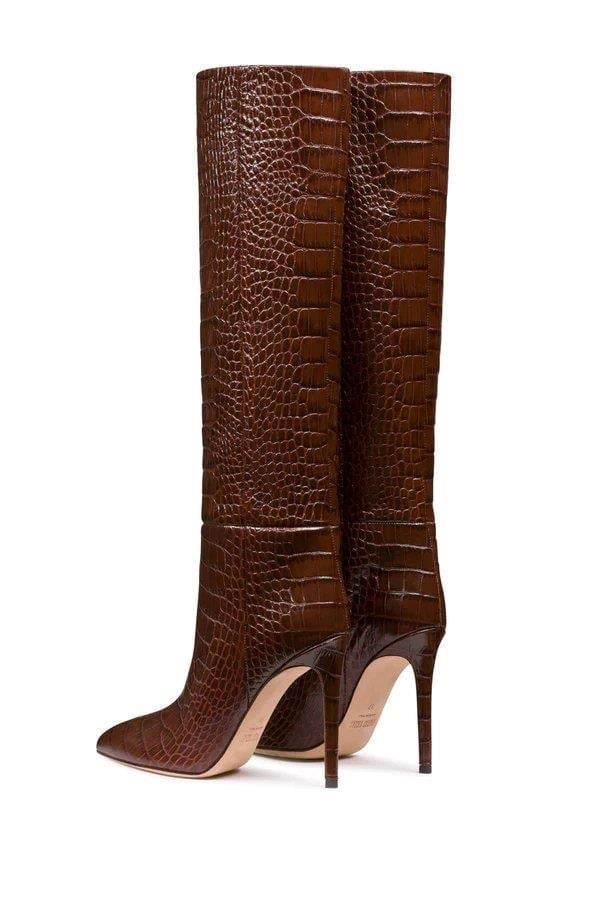 Zurey Long Boot Brown - Topuklu Çizme