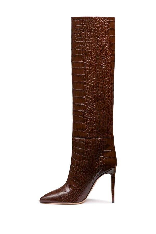 Zurey Long Boot Brown - Topuklu Çizme
