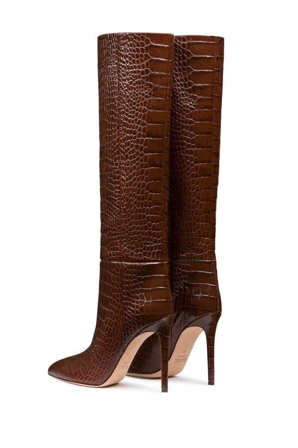 Zurey Long Boot Brown - Topuklu Çizme