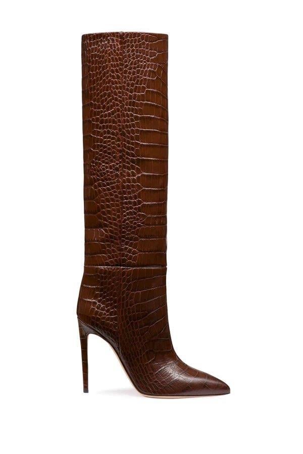 Zurey Long Boot Brown - Topuklu Çizme