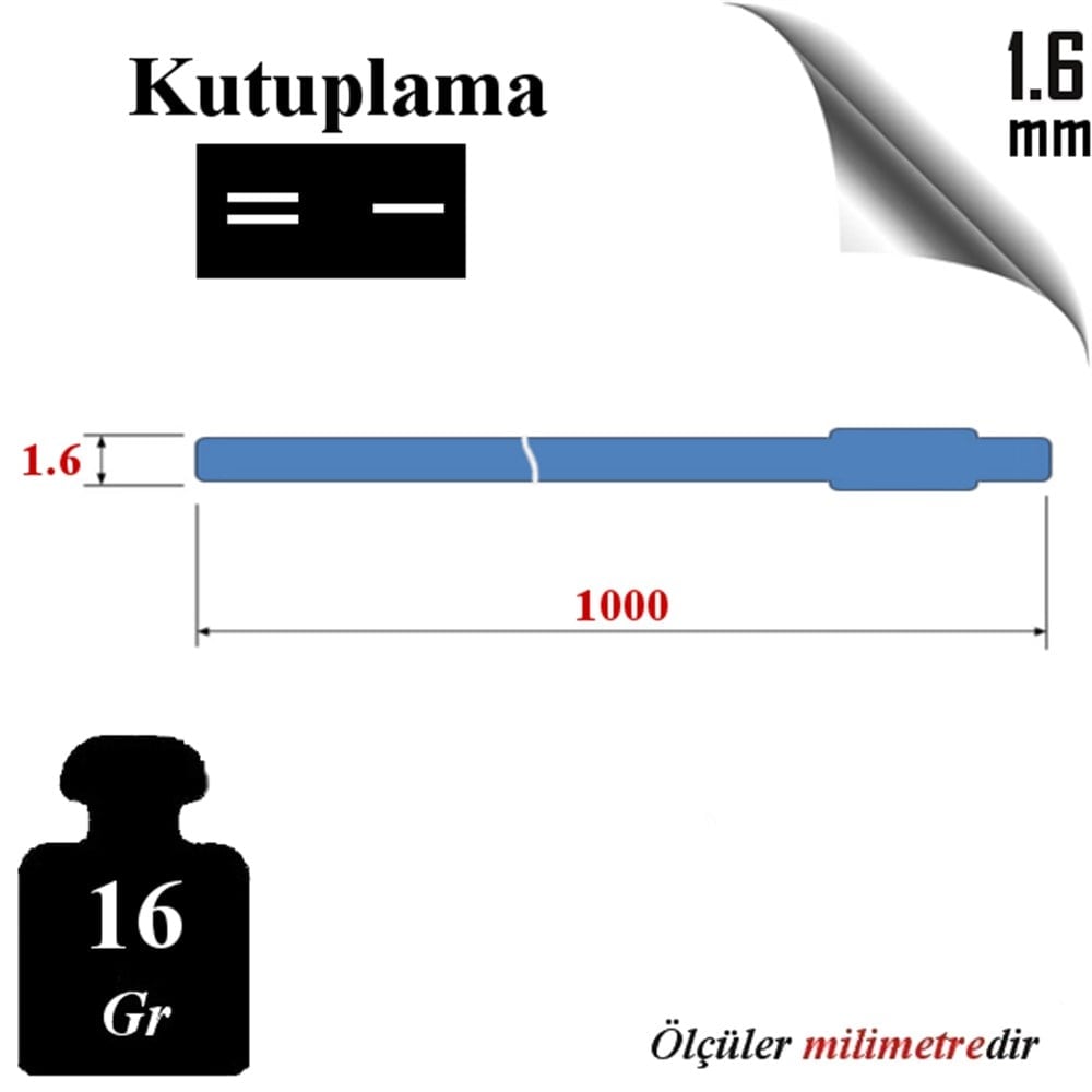 MAGMAWELD 316 KALİTE PASLANMAZ ÇELİK KAYNAK TELİ
