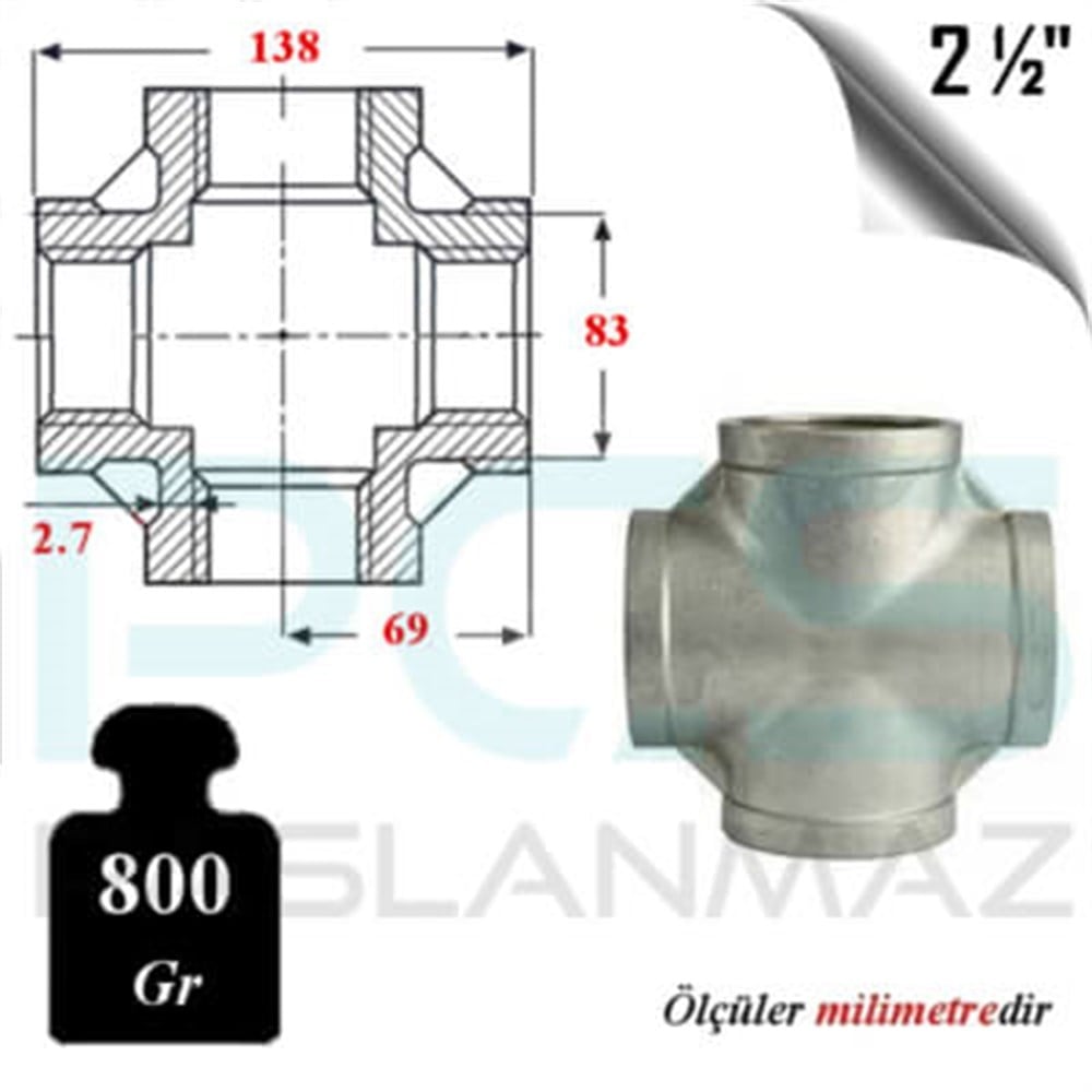 PASLANMAZ ÇELİK 304 KALİTE DİŞLİ KRUVA