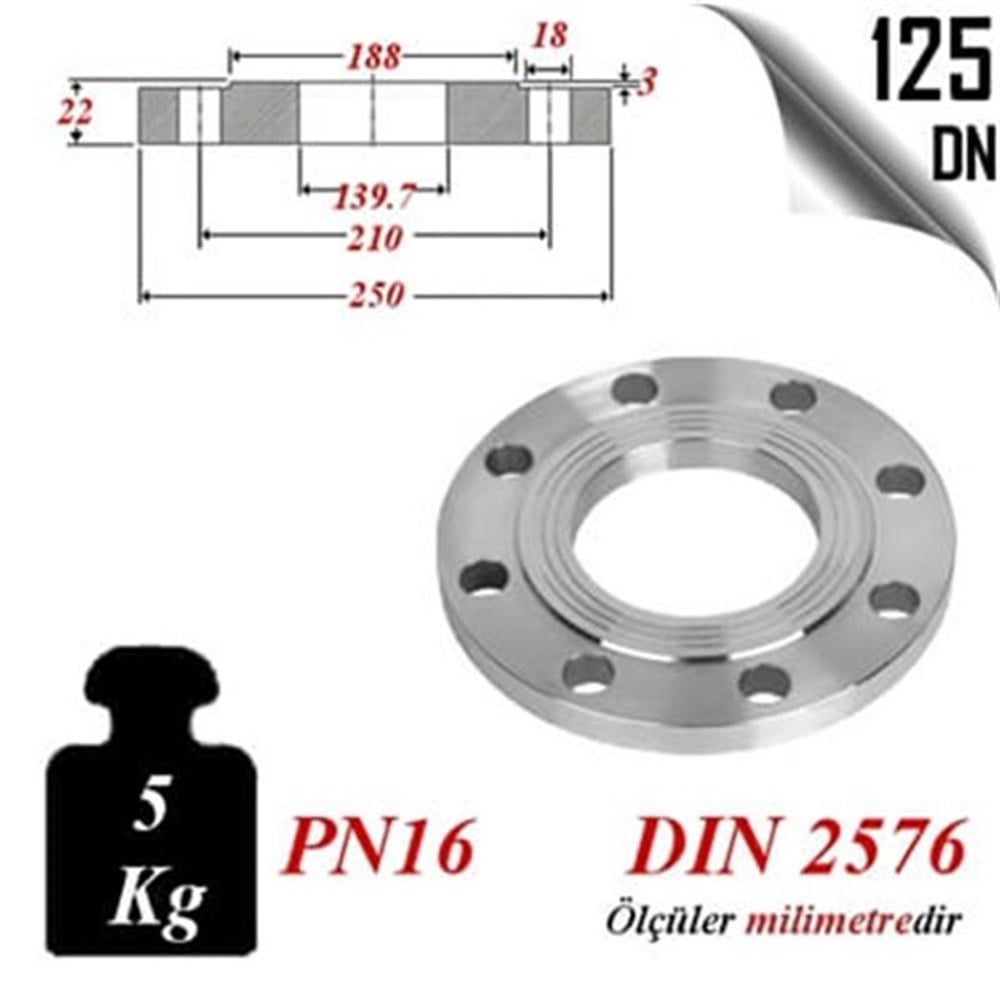 PASLANMAZ ÇELİK 304 KALİTE DÜZ FLANŞ