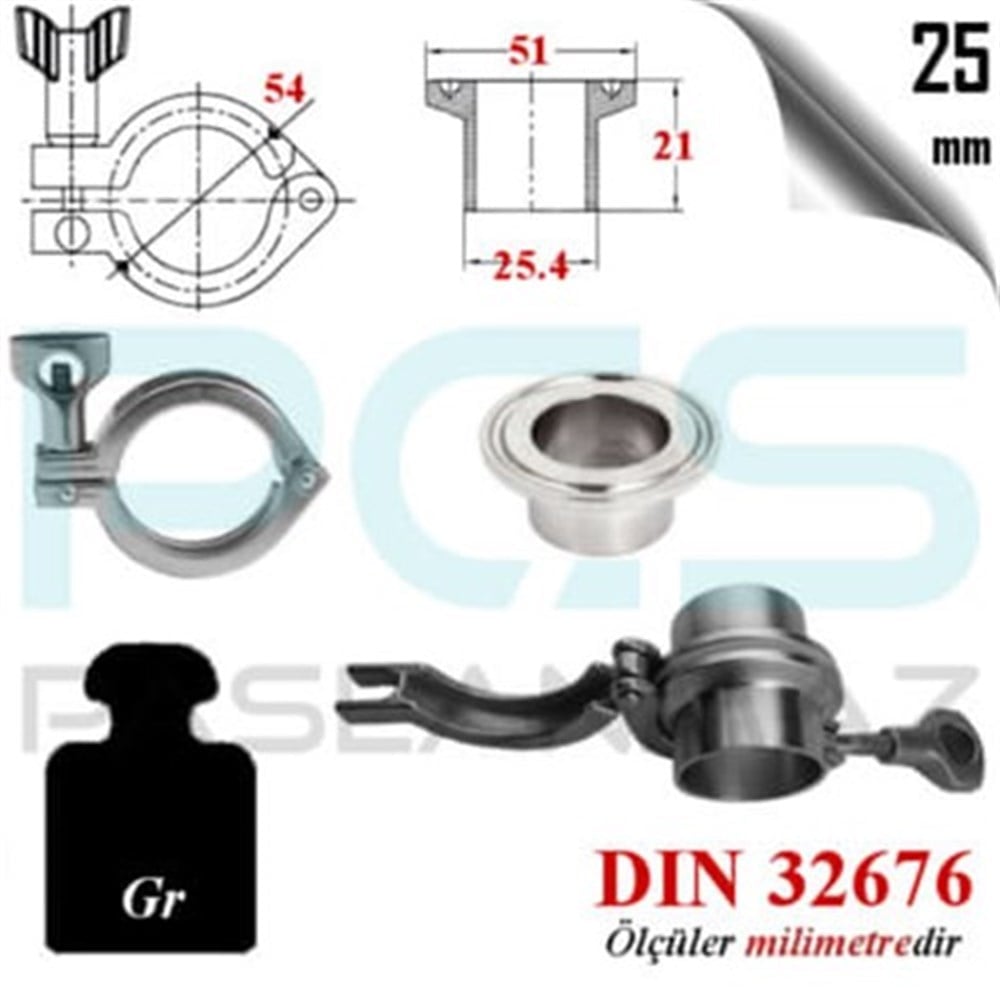 PASLANMAZ ÇELİK 304 KALİTE FERRULE SET