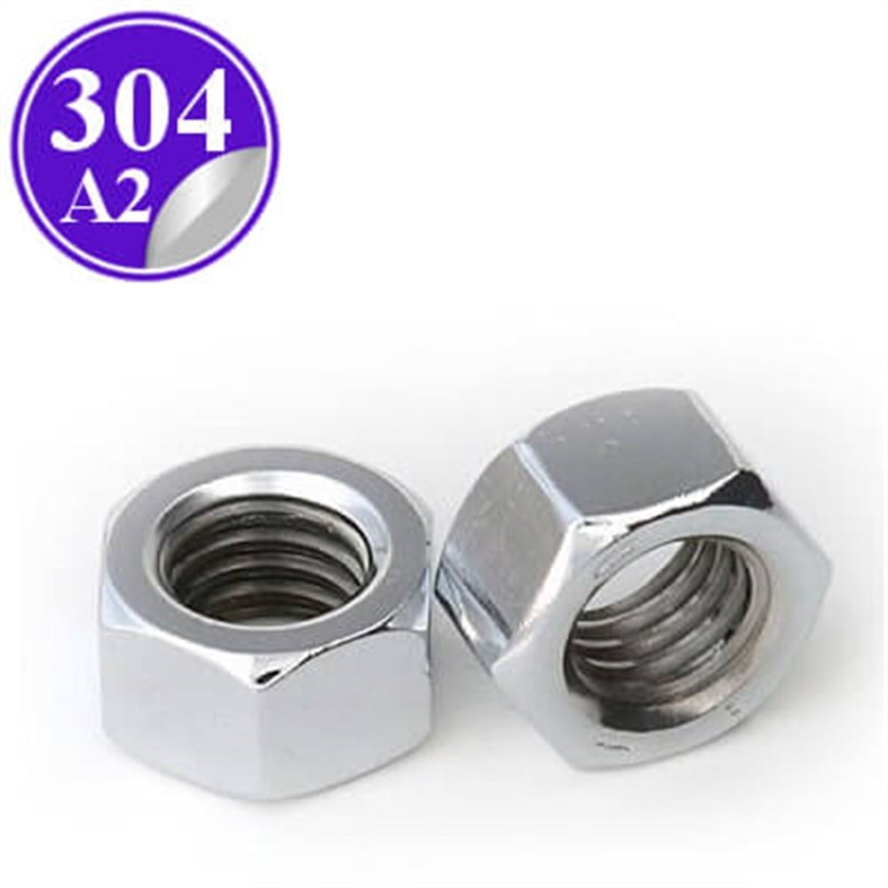 PASLANMAZ ÇELİK 304 KALİTE İNOX A2 SOMUN