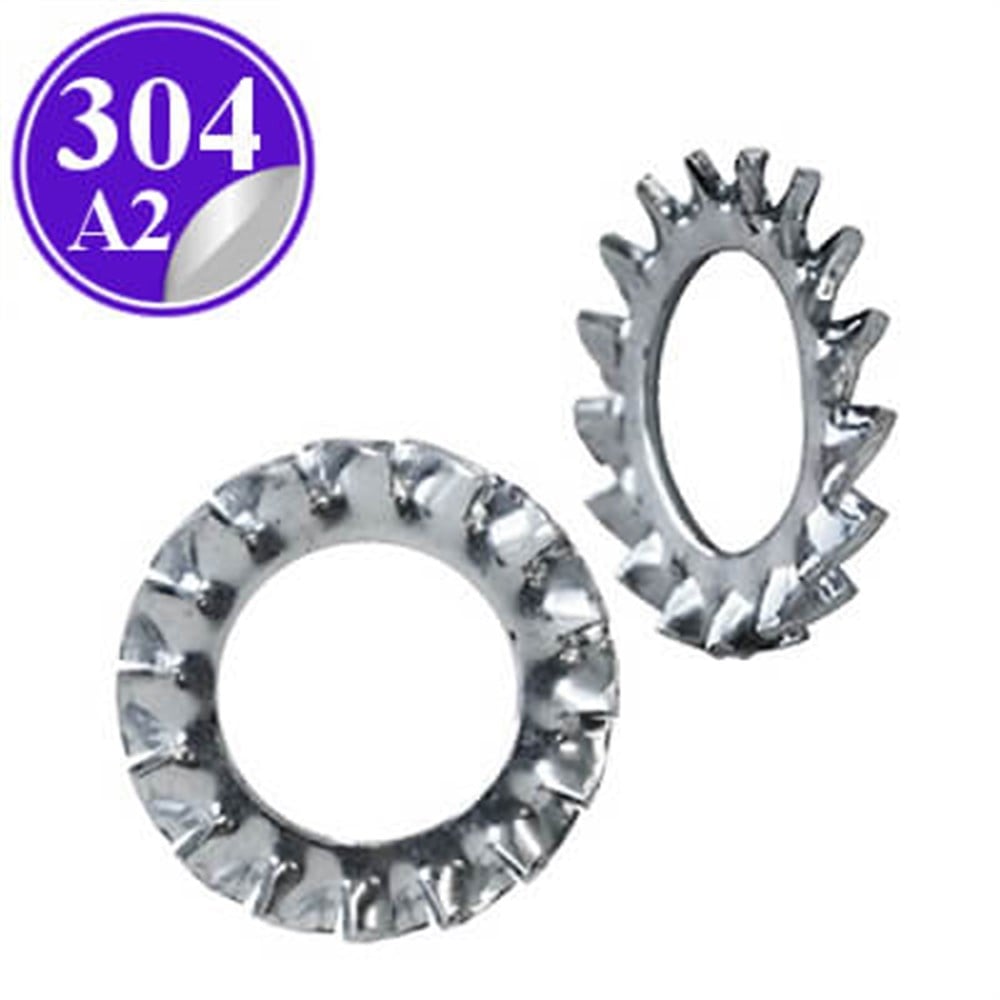 PASLANMAZ ÇELİK 304 KALİTE TIRTIKLI PUL